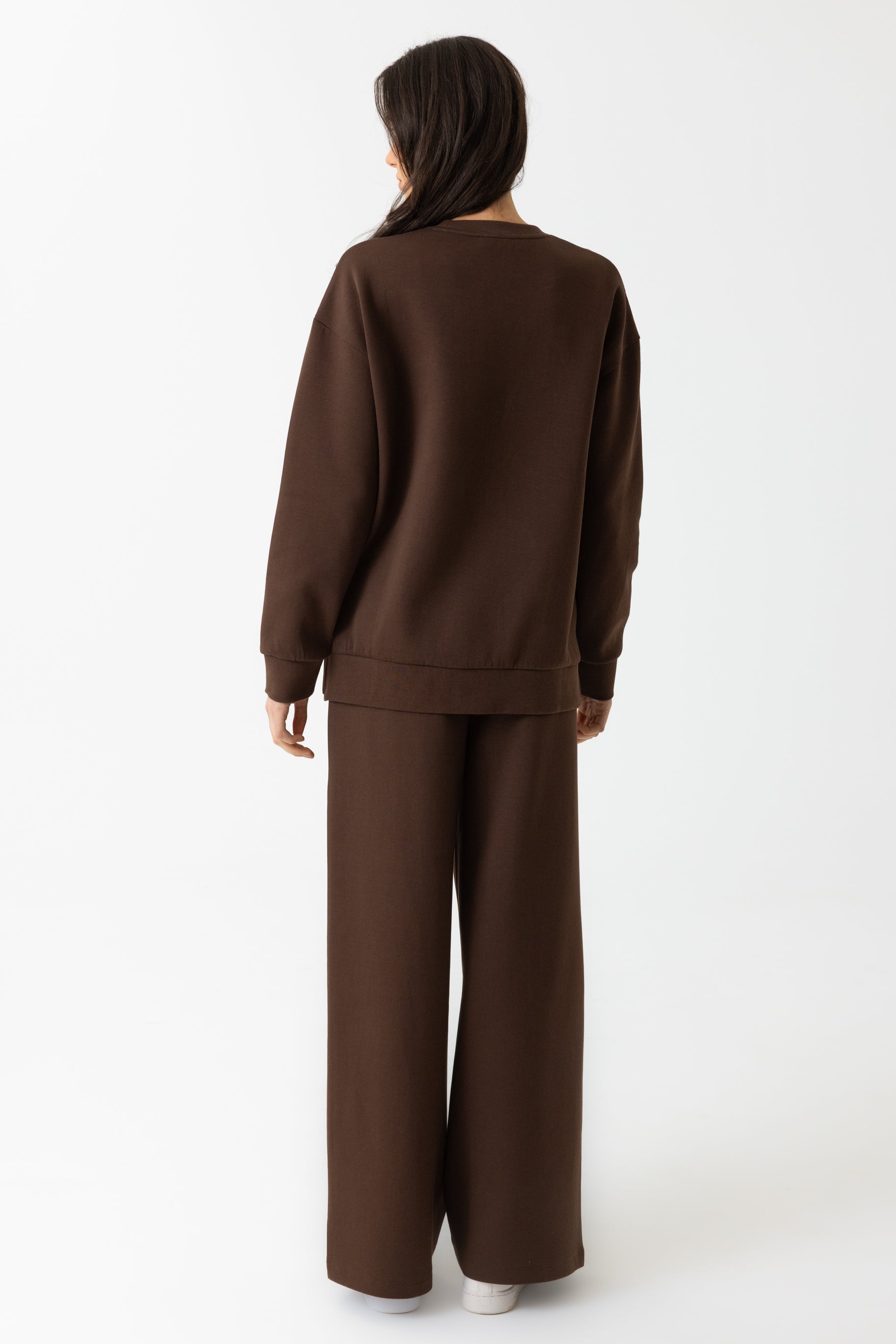 Refined Cotton Track Pants - Espresso