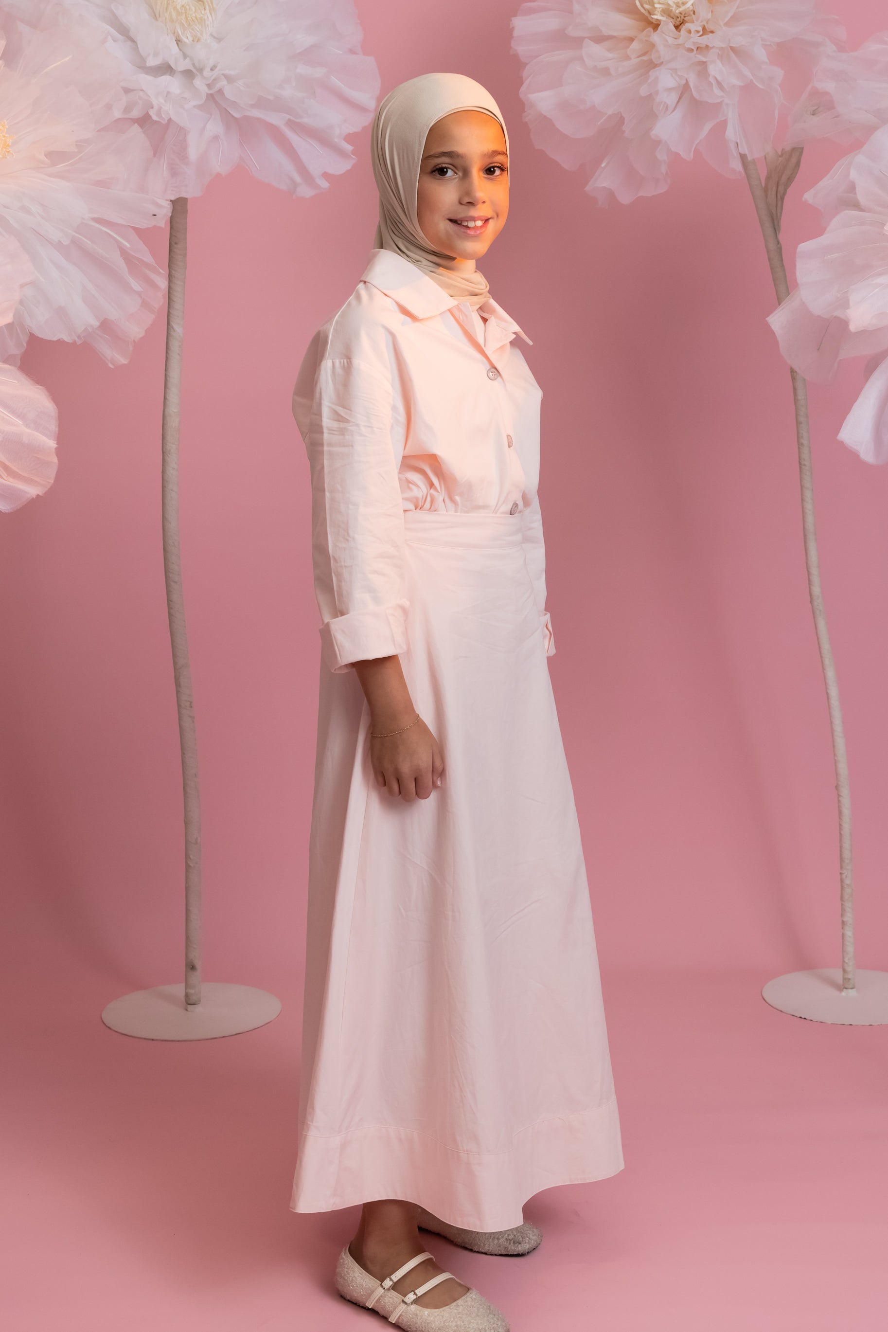 Mini Sydney Skirt - Pearl Pink