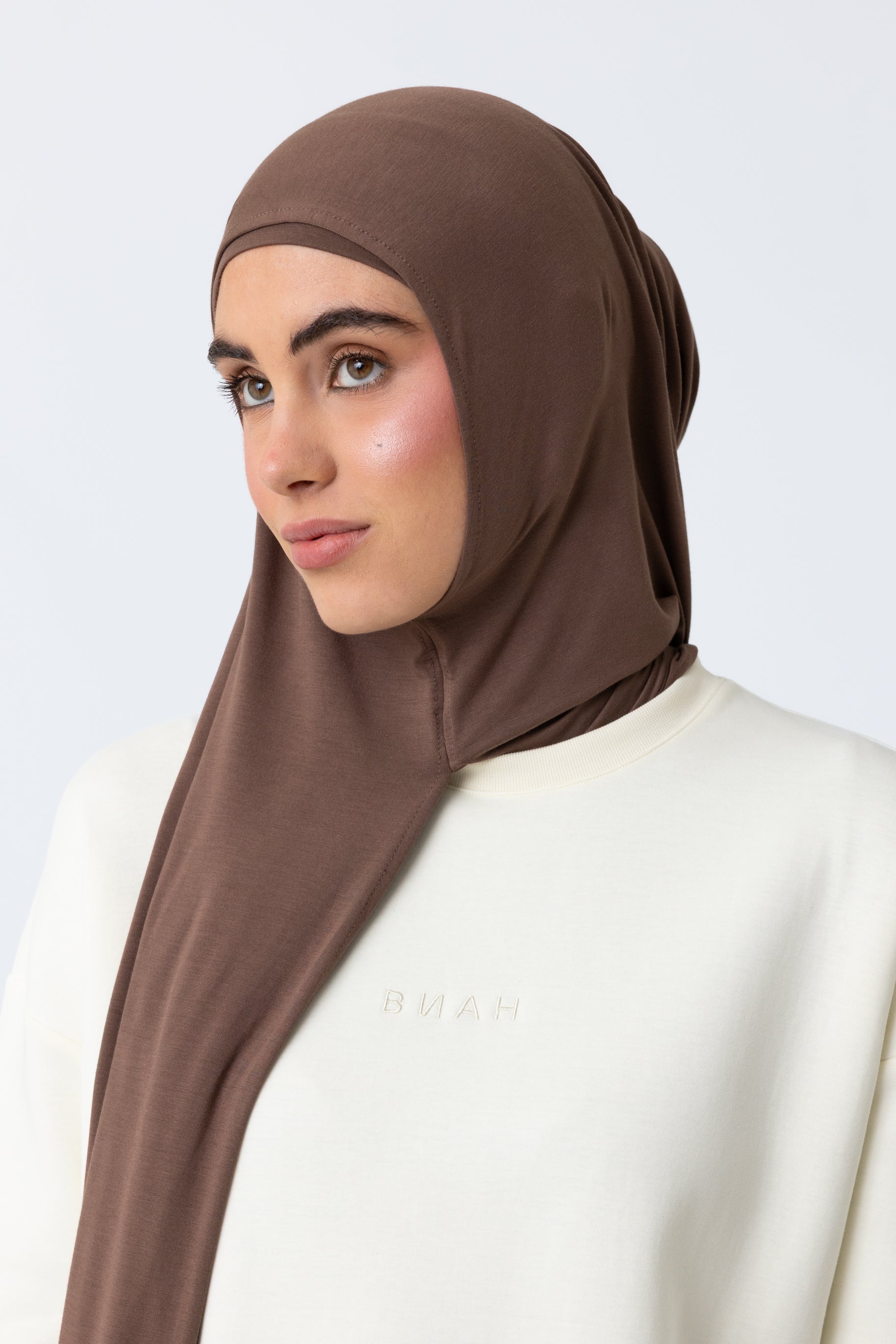 Instant Bamboo Jersey Wrap Set - Walnut