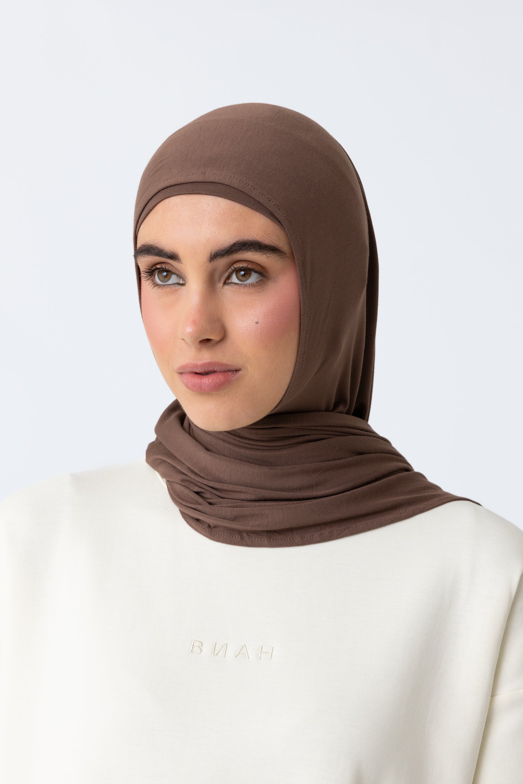 Instant Bamboo Jersey Wrap Set - Walnut