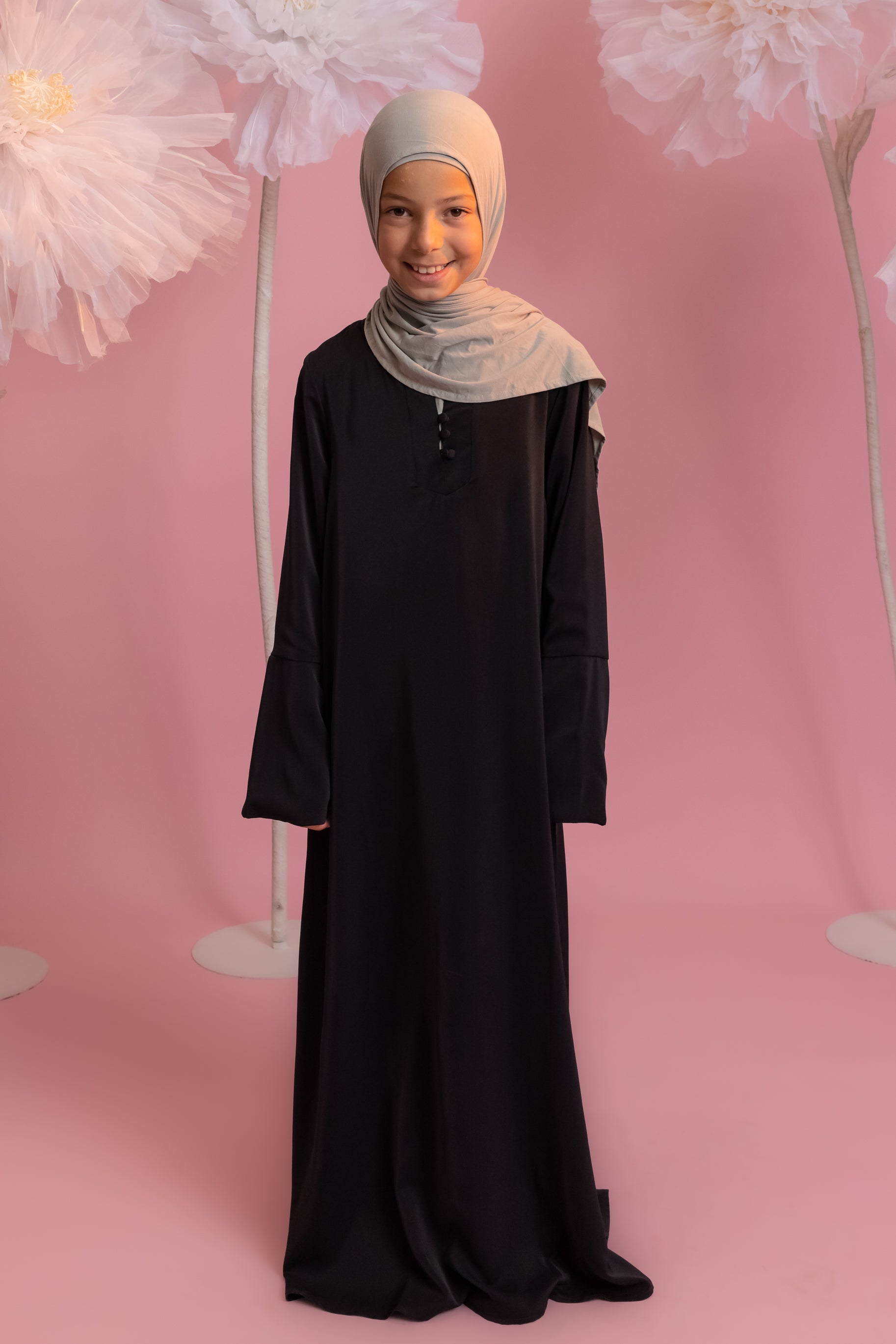 Mini Layla Abaya - Black
