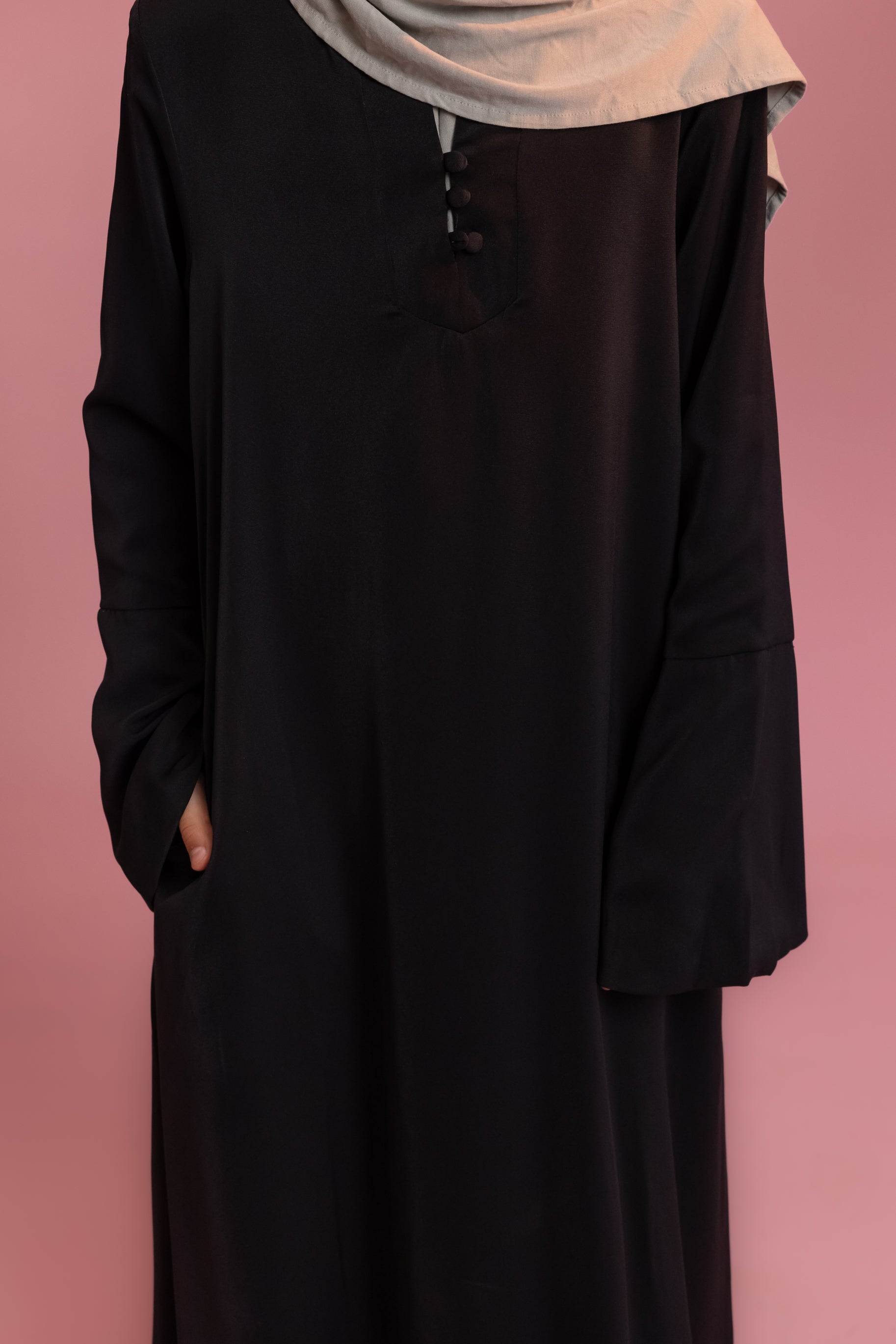 Mini Layla Abaya - Black