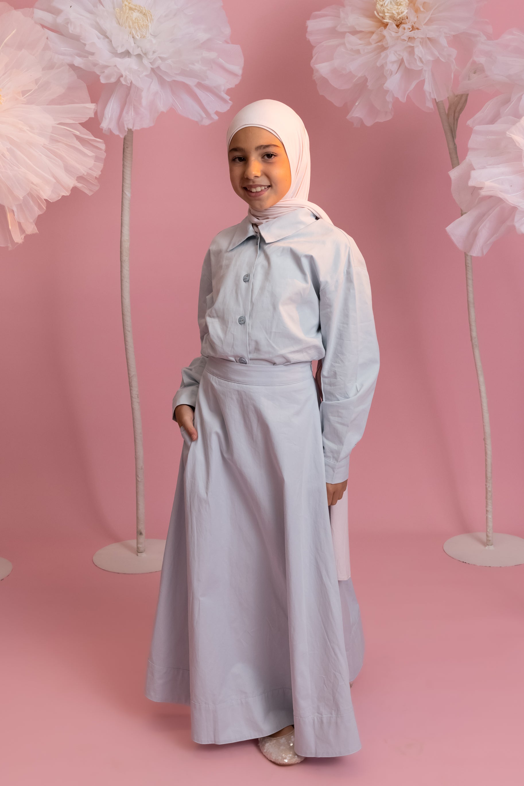 Mini Sydney Shirt - Powder Blue