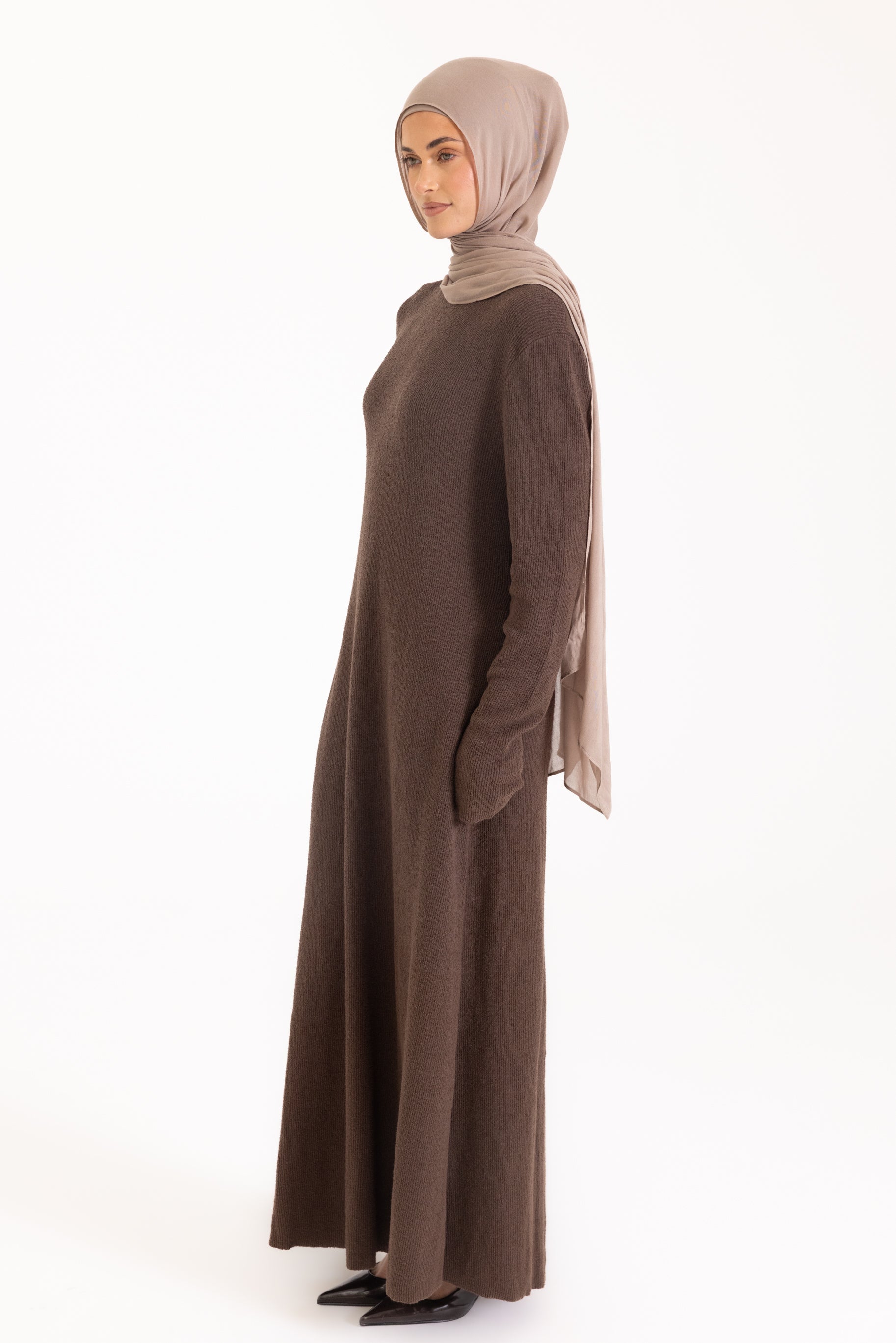 Textured Knit Maxi Dress - Cedar