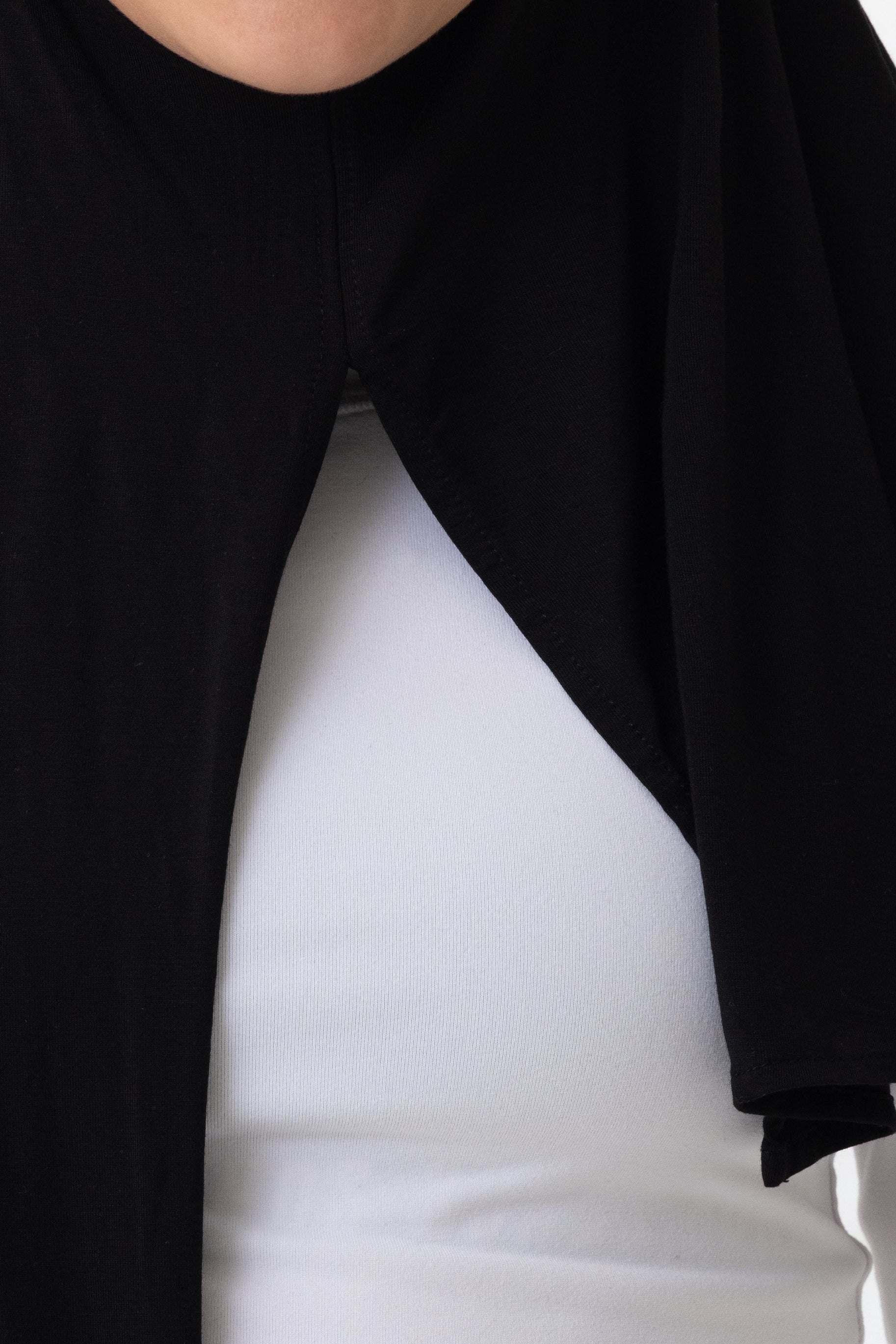 Mini Instant Jersey Wrap Set - Black