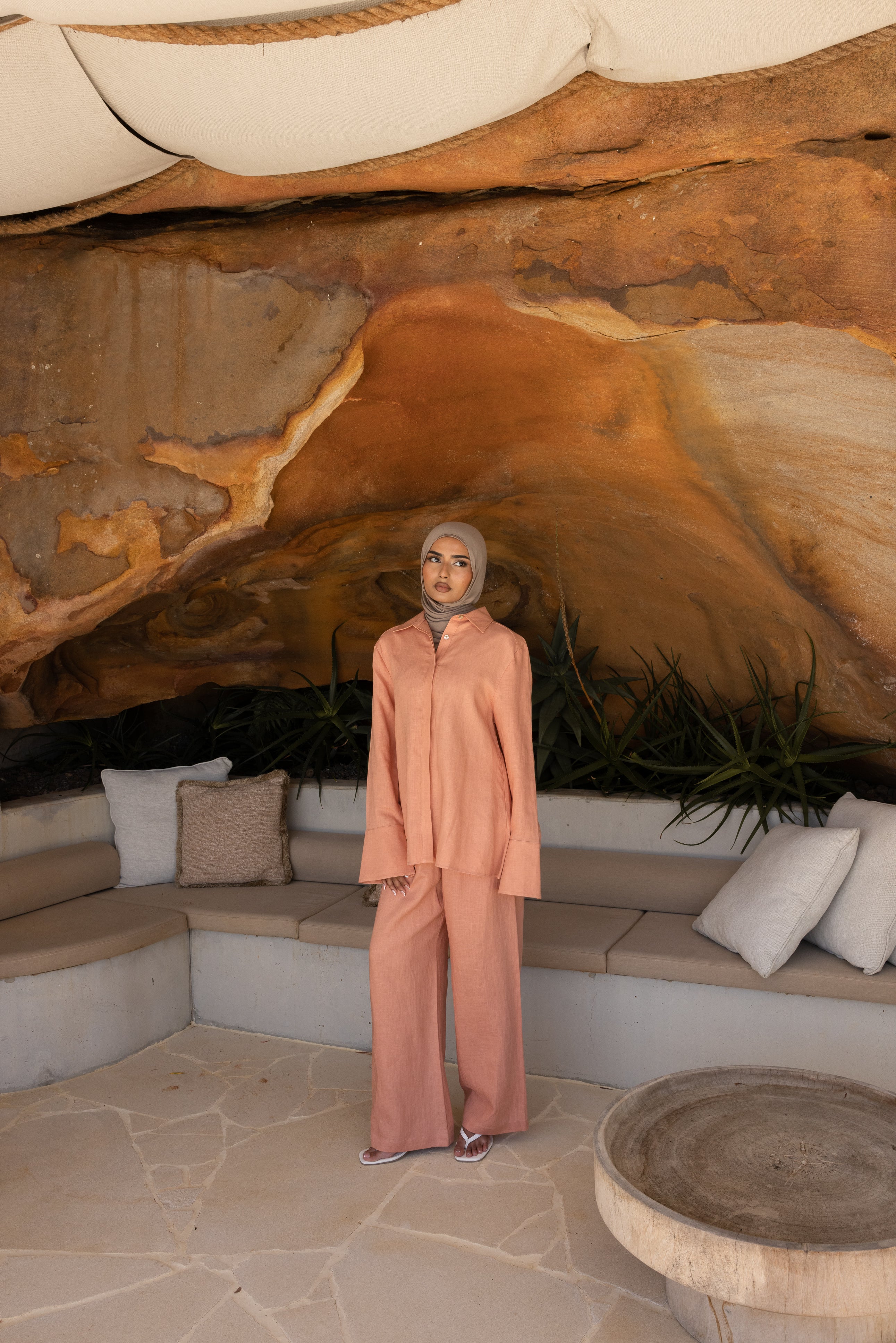 Gianna Pants - Peach