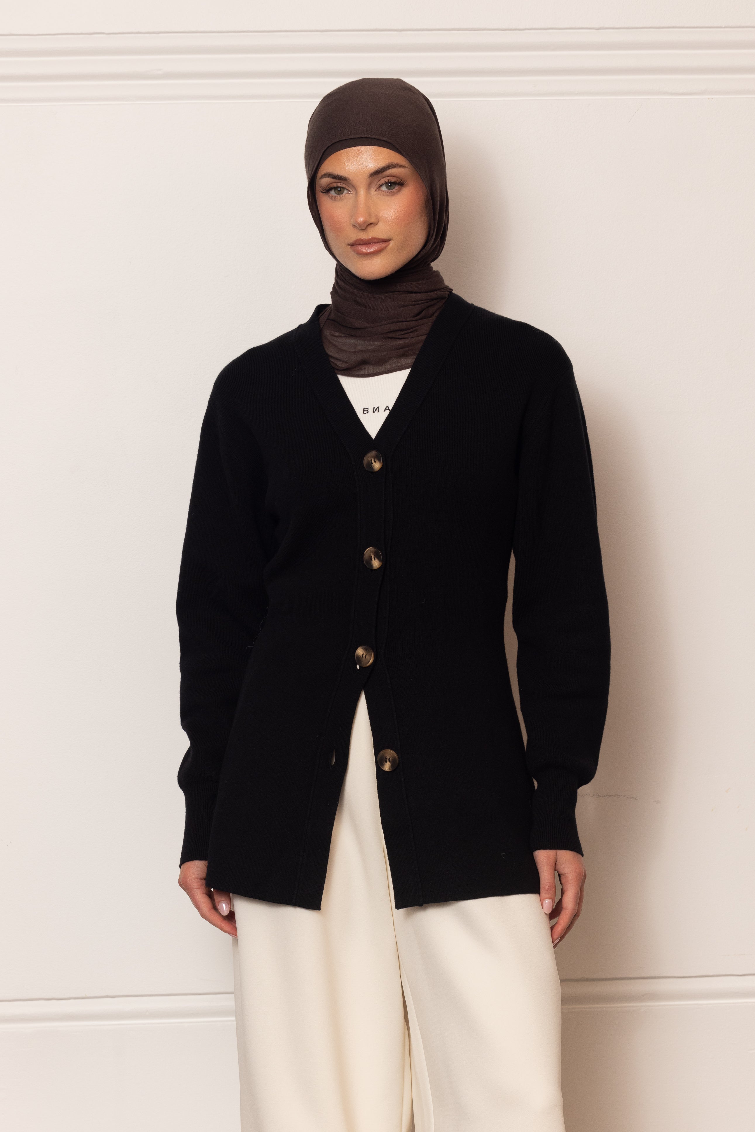 Sarah Knit Cardigan - Black