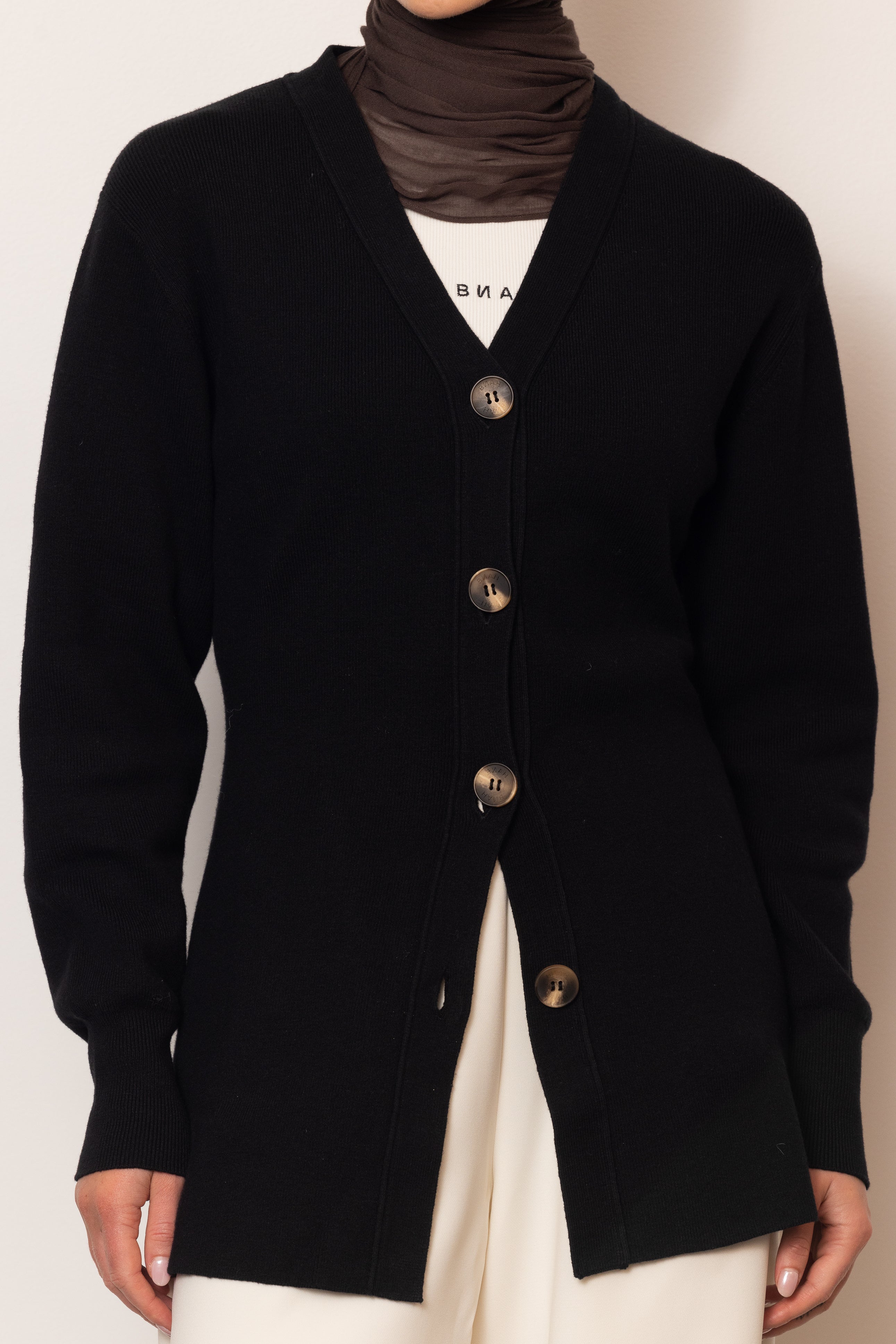 Sarah Knit Cardigan - Black