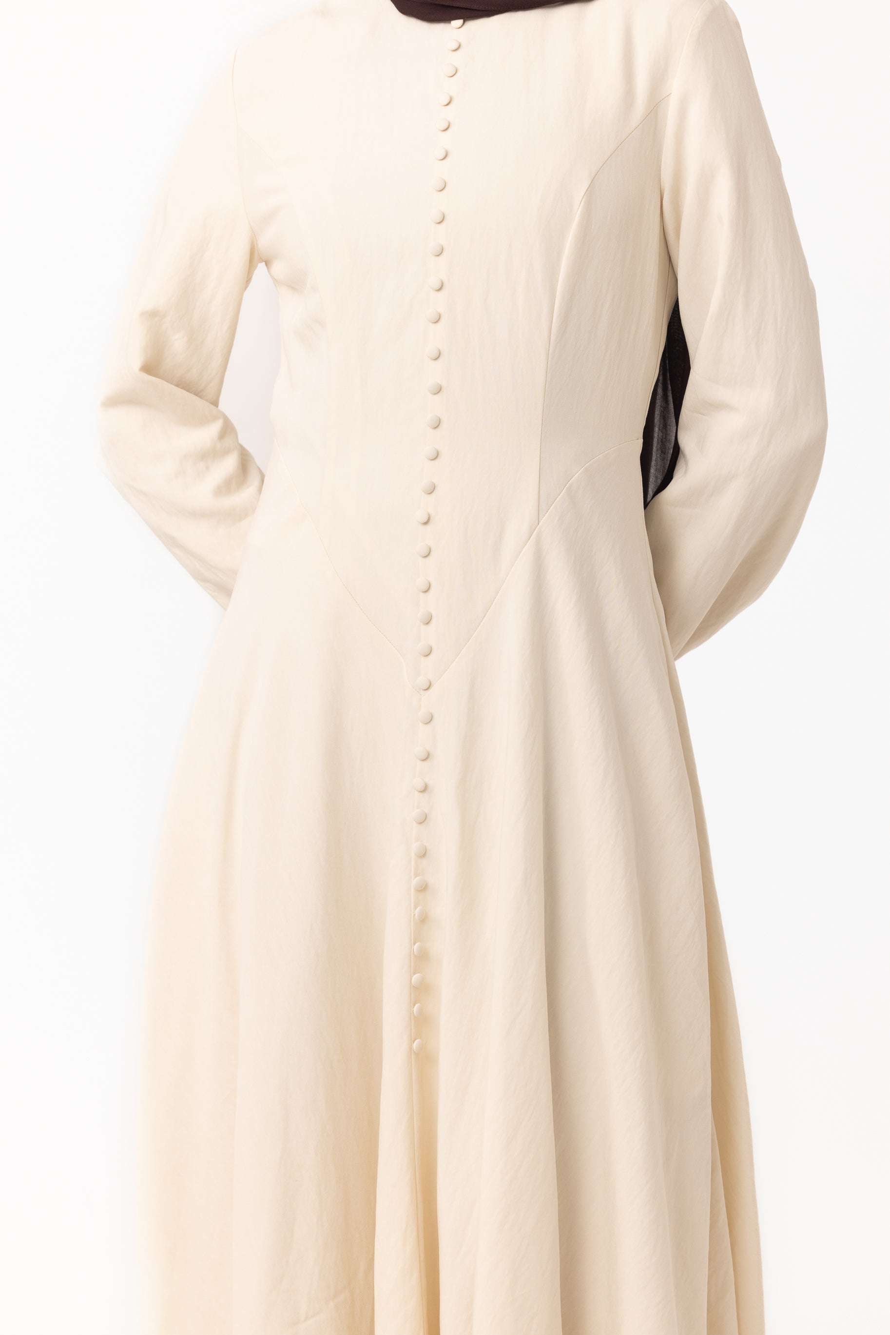 Alessia Maxi Dress - Pearl