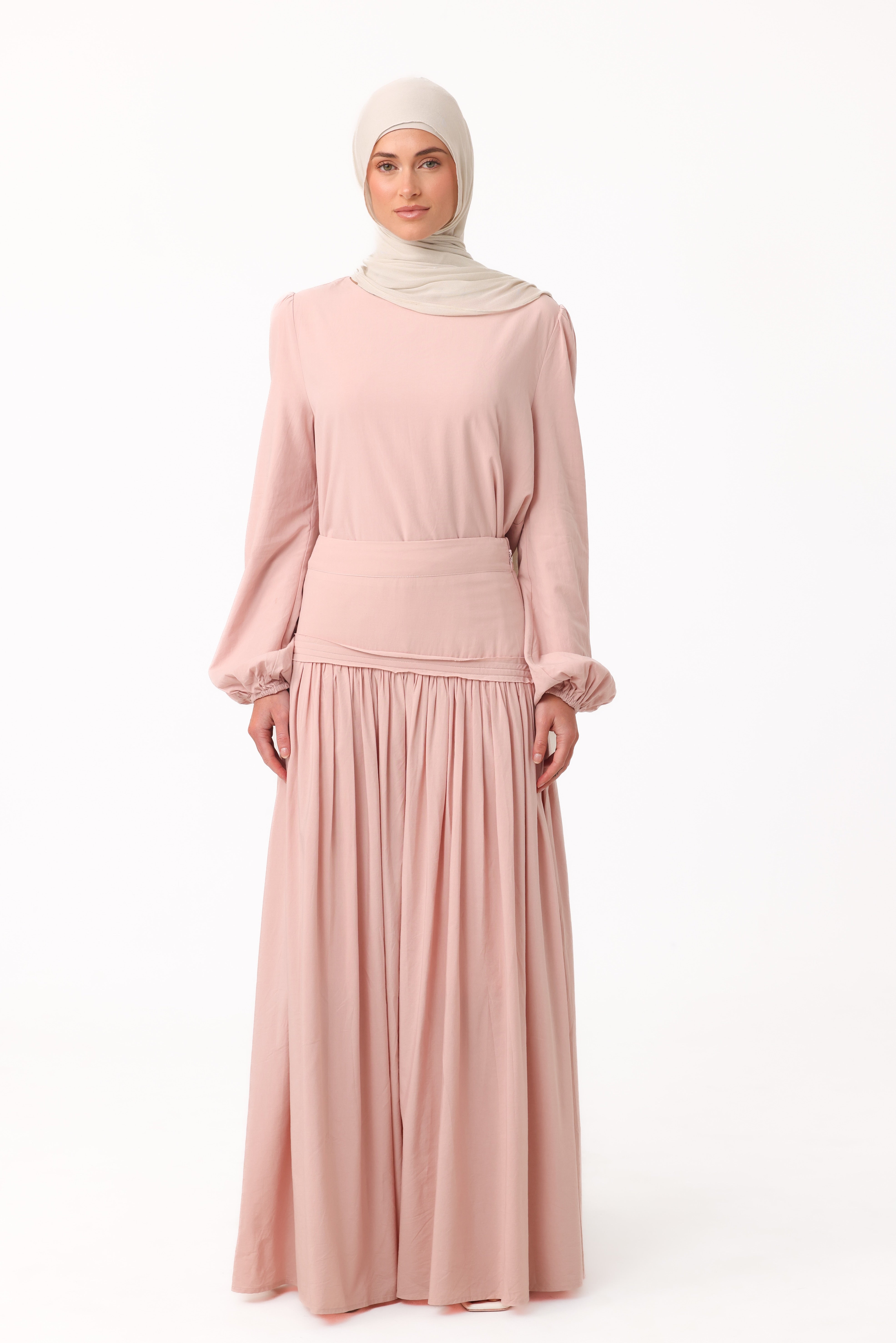 Adriana Maxi Skirt - Dusty Pink