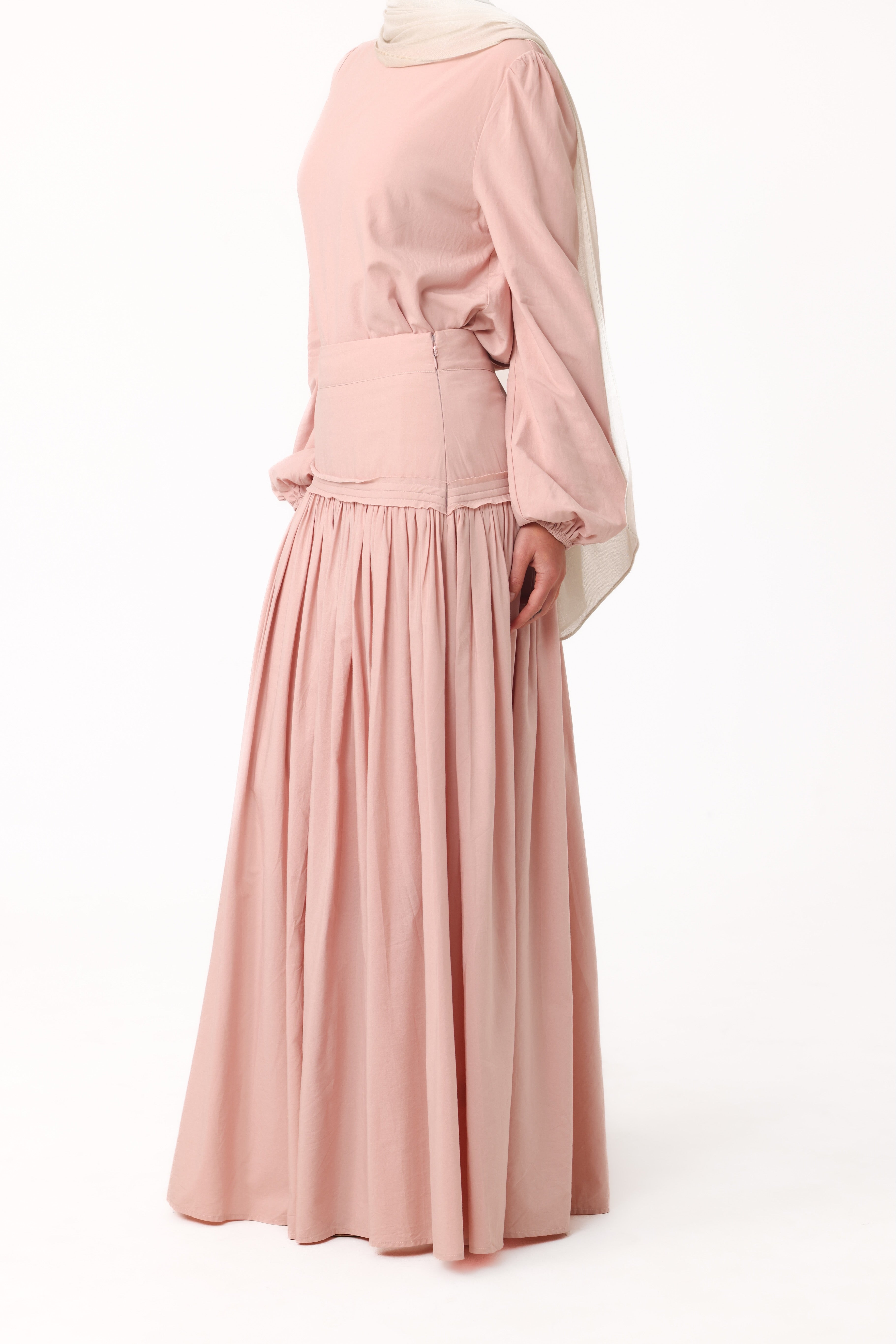 Adriana Maxi Skirt - Dusty Pink