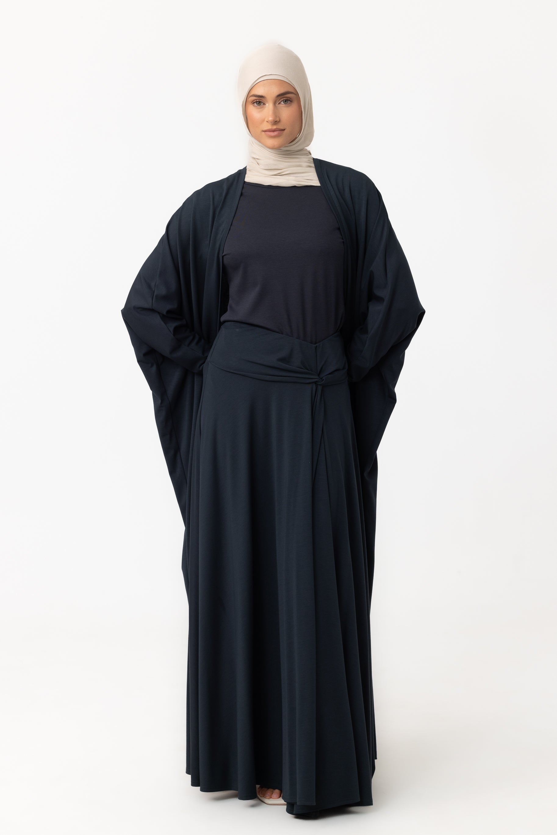 Jersey Twist Skirt - Teal