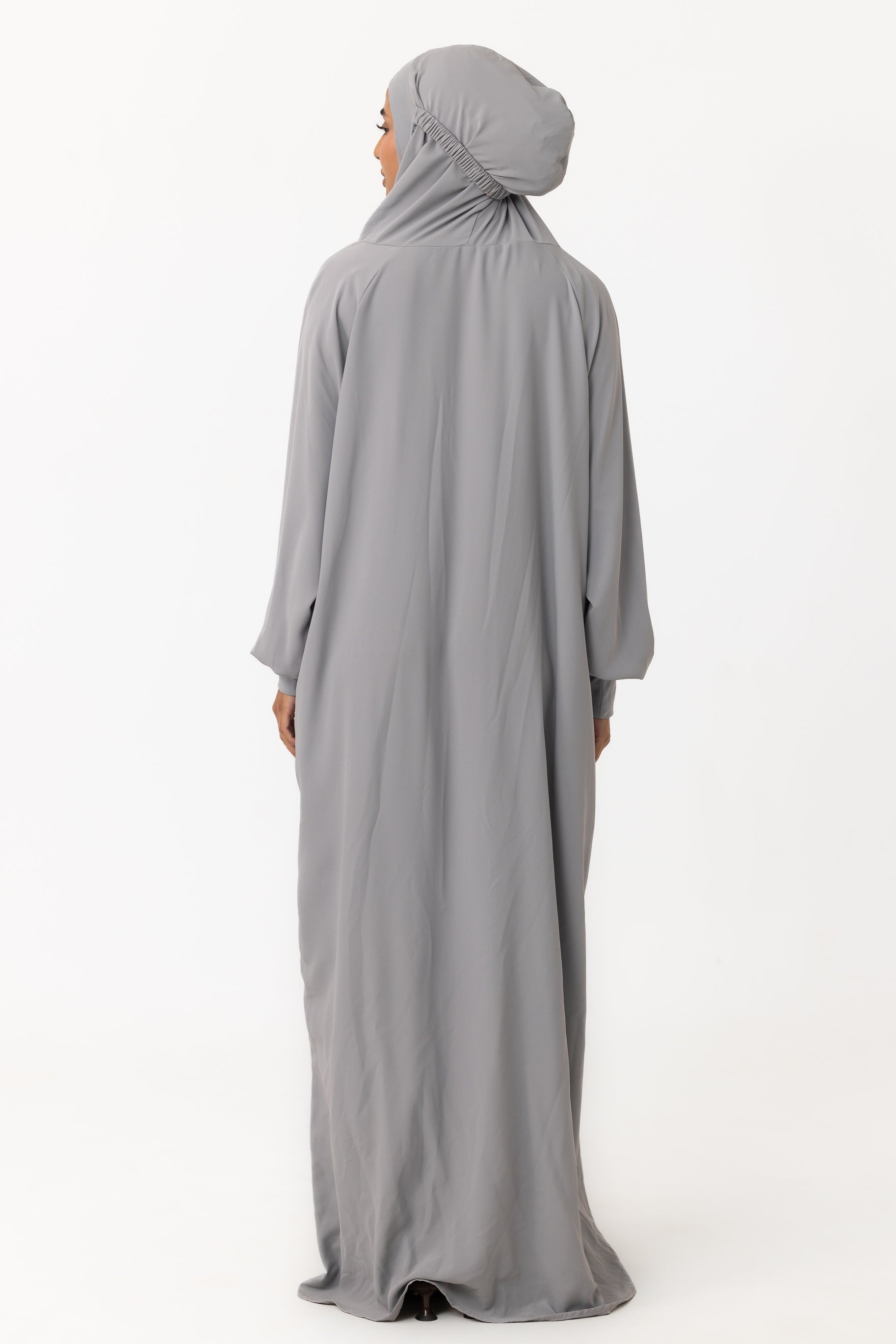 Full Length Prayer Gown - Dusty Blue