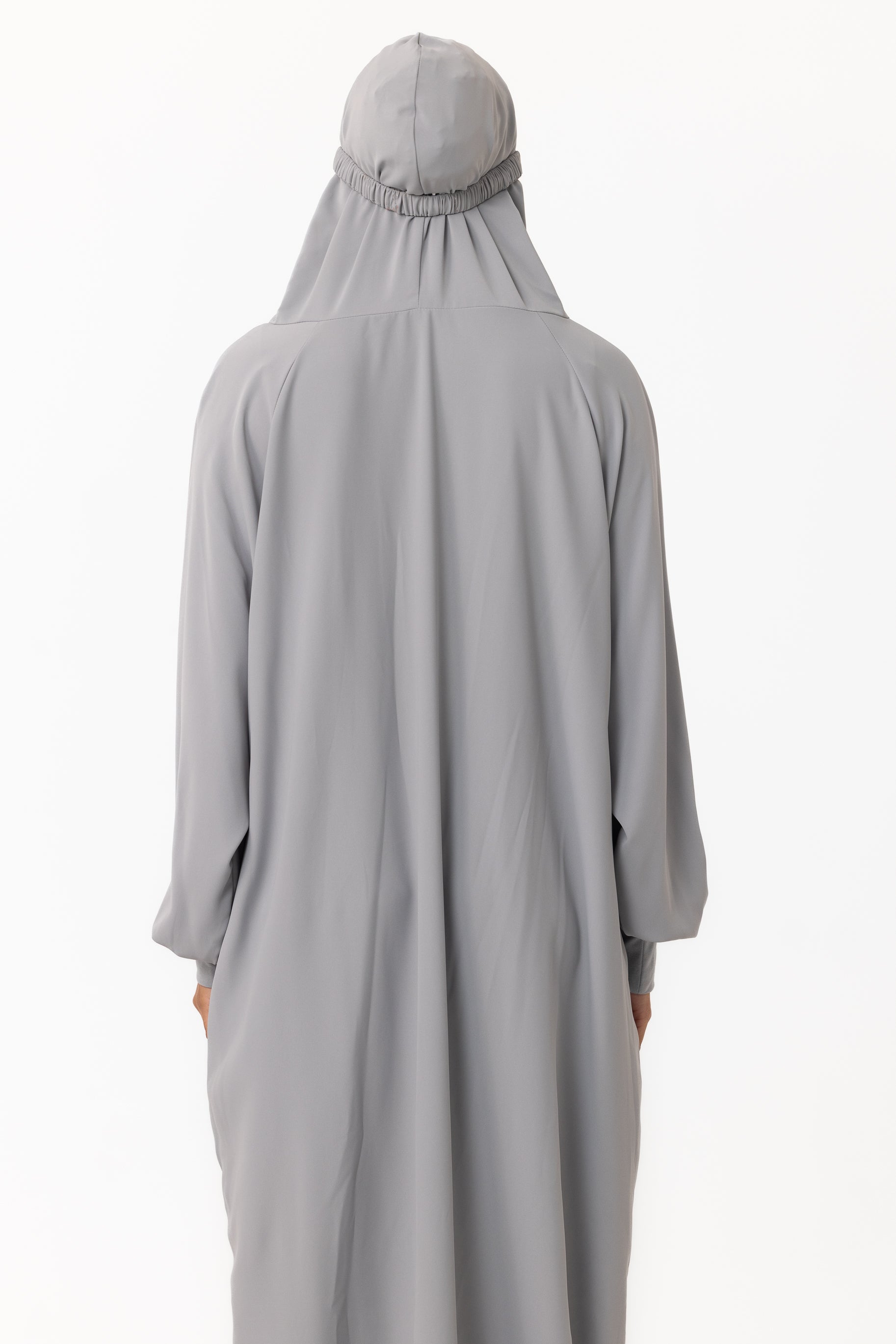 Full Length Prayer Gown - Dusty Blue