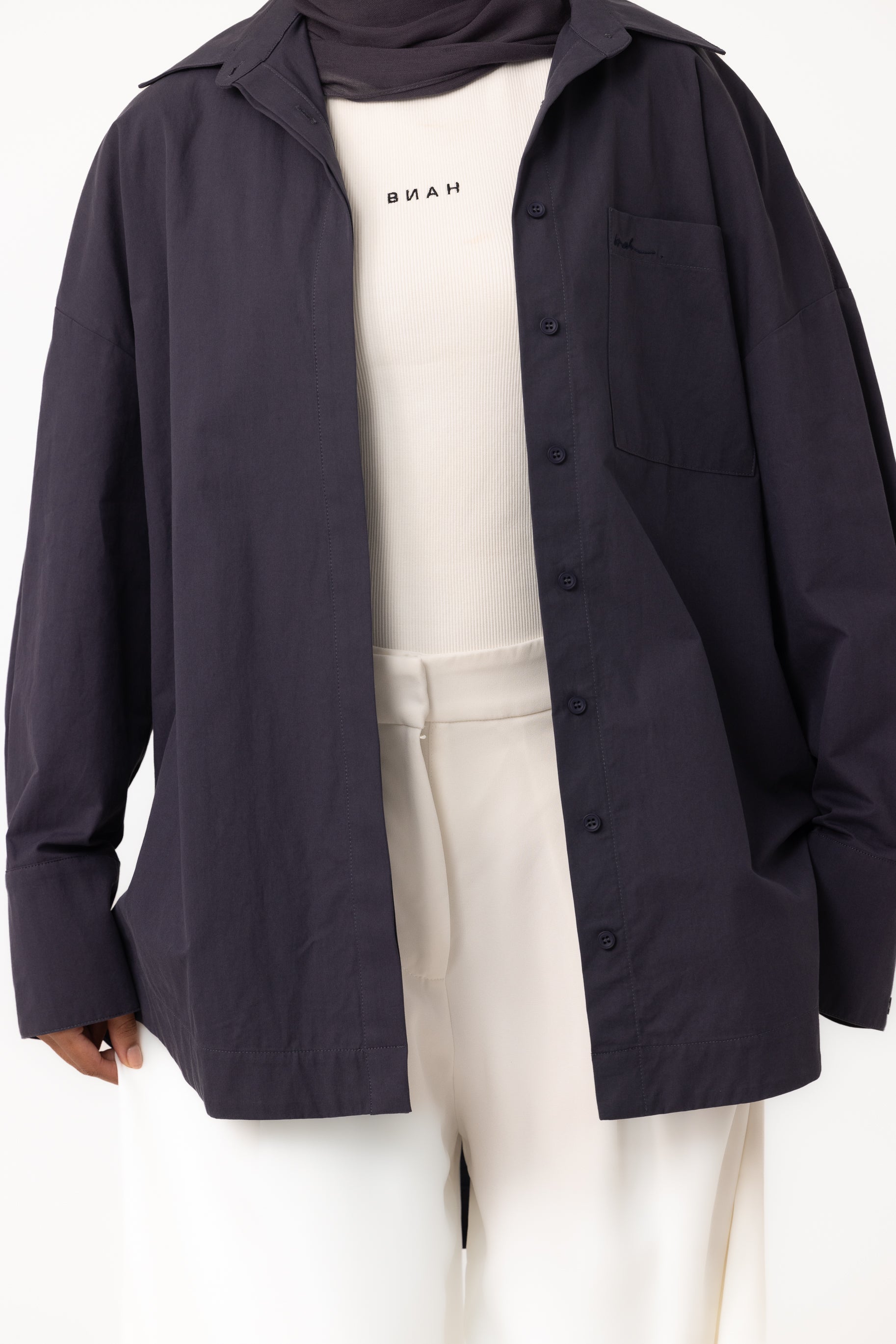 The Ayah Shirt - Indigo Ink