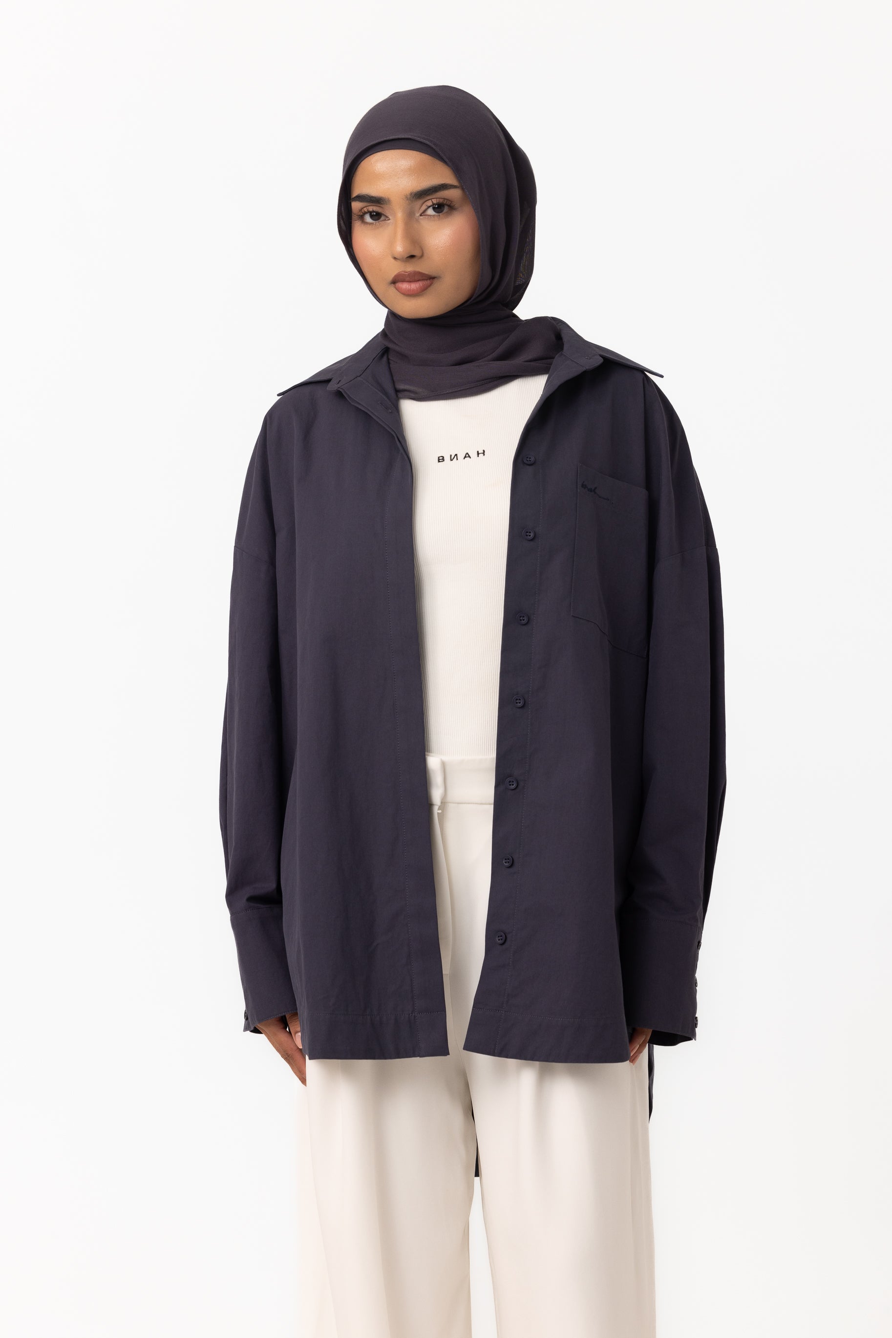 The Ayah Shirt - Indigo Ink