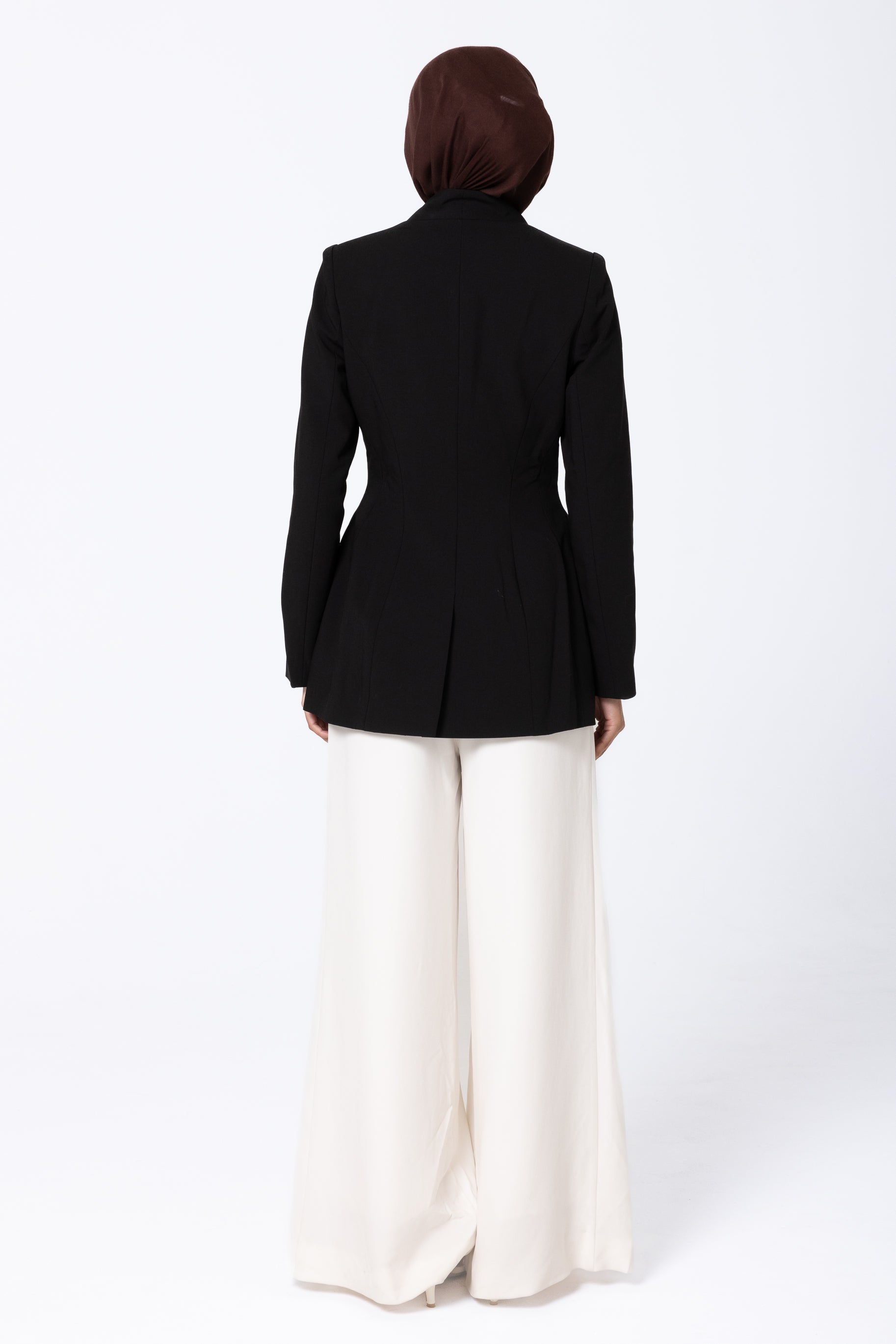 Heidi Hourglass Blazer - Black