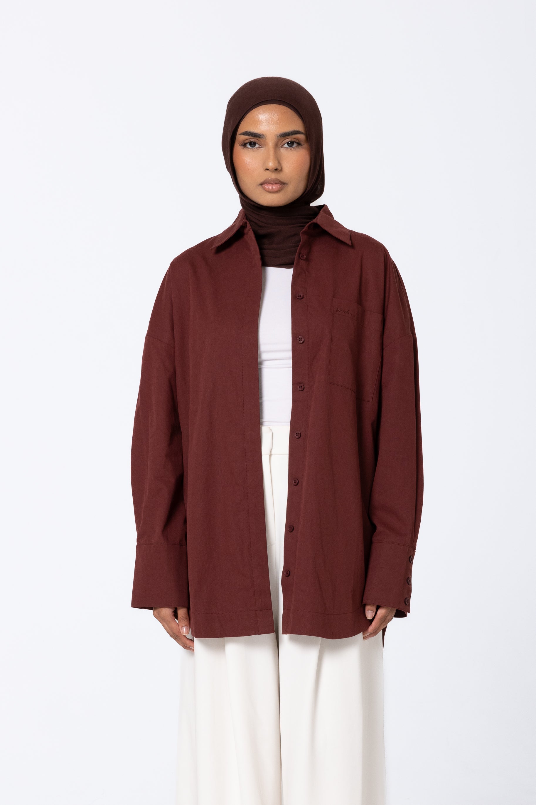 The Ayah Shirt - Autumn Red