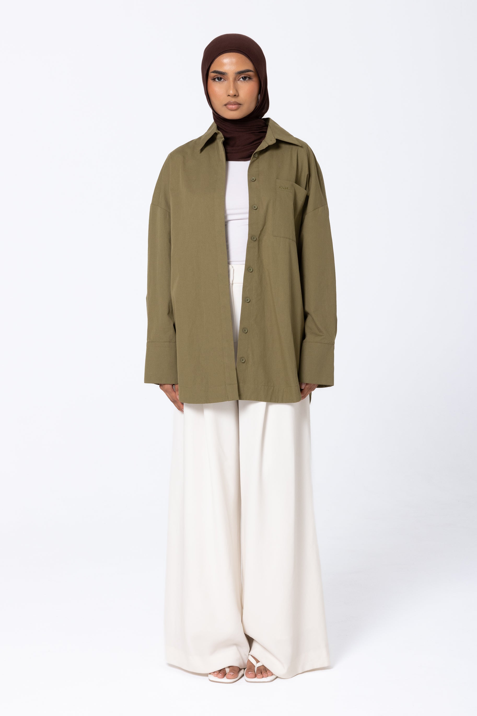 The Ayah Shirt - Olive Green