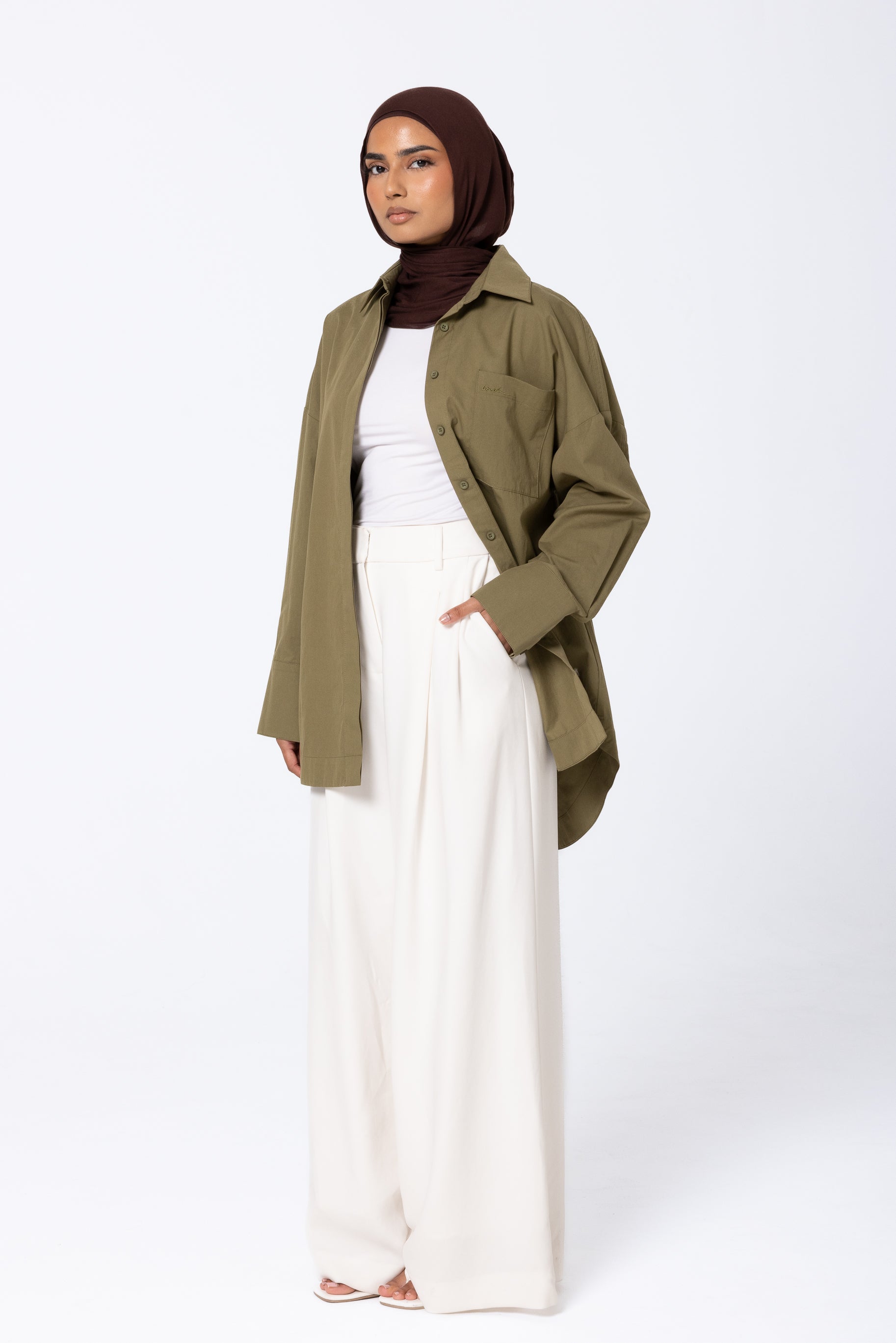 The Ayah Shirt - Olive Green