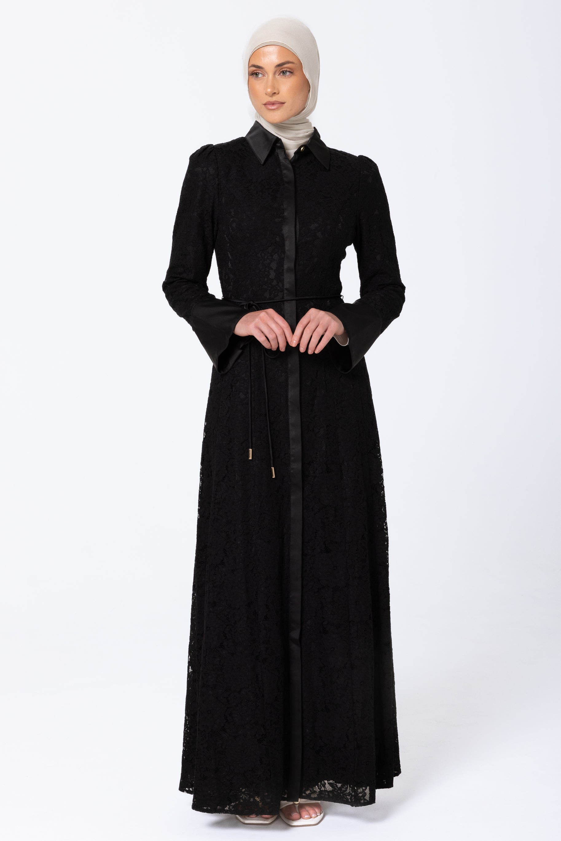 Lila Lace Dress - Black