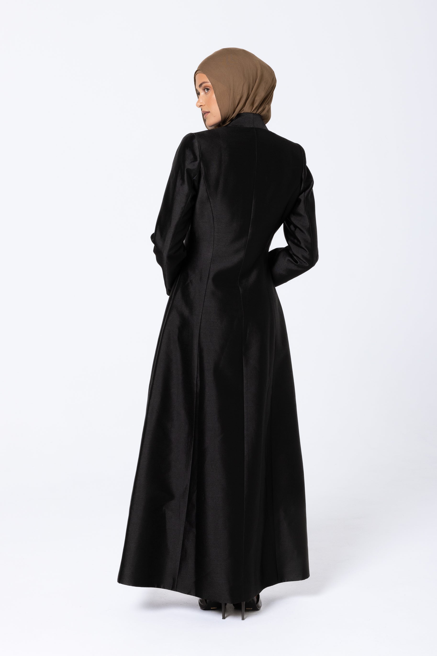 Amara Mikado Dress - Black
