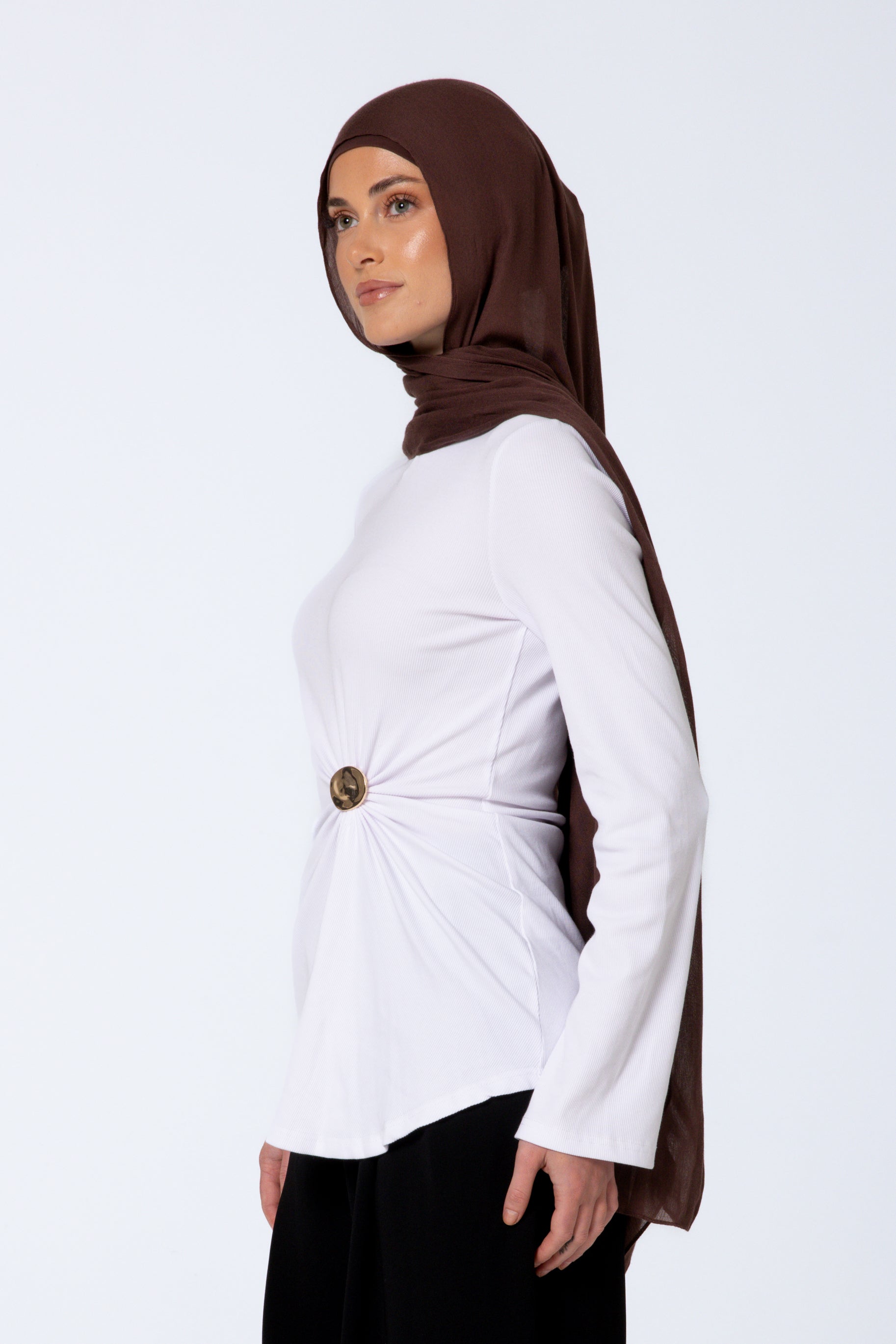 Daria Detail Top - White