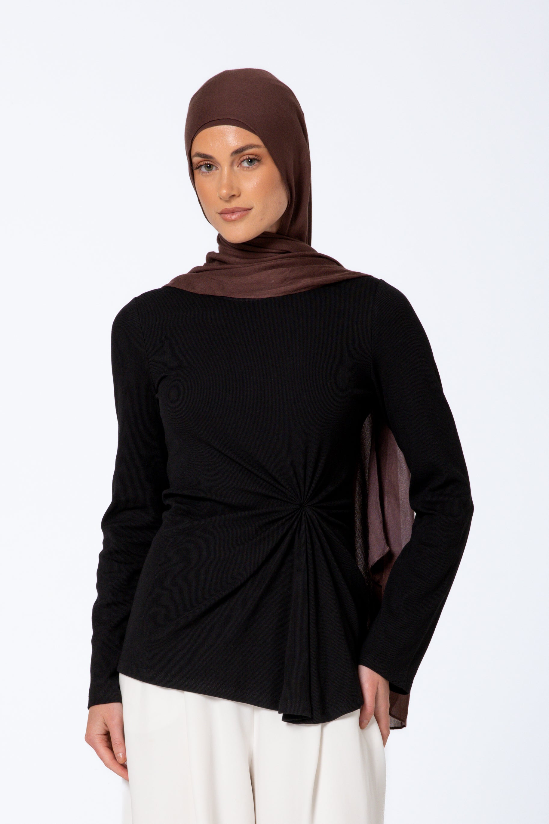 Daria Detail Top - Black