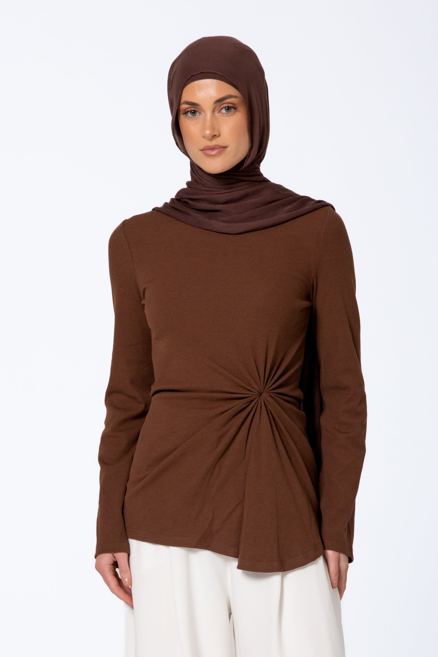 Daria Detail Top - Espresso