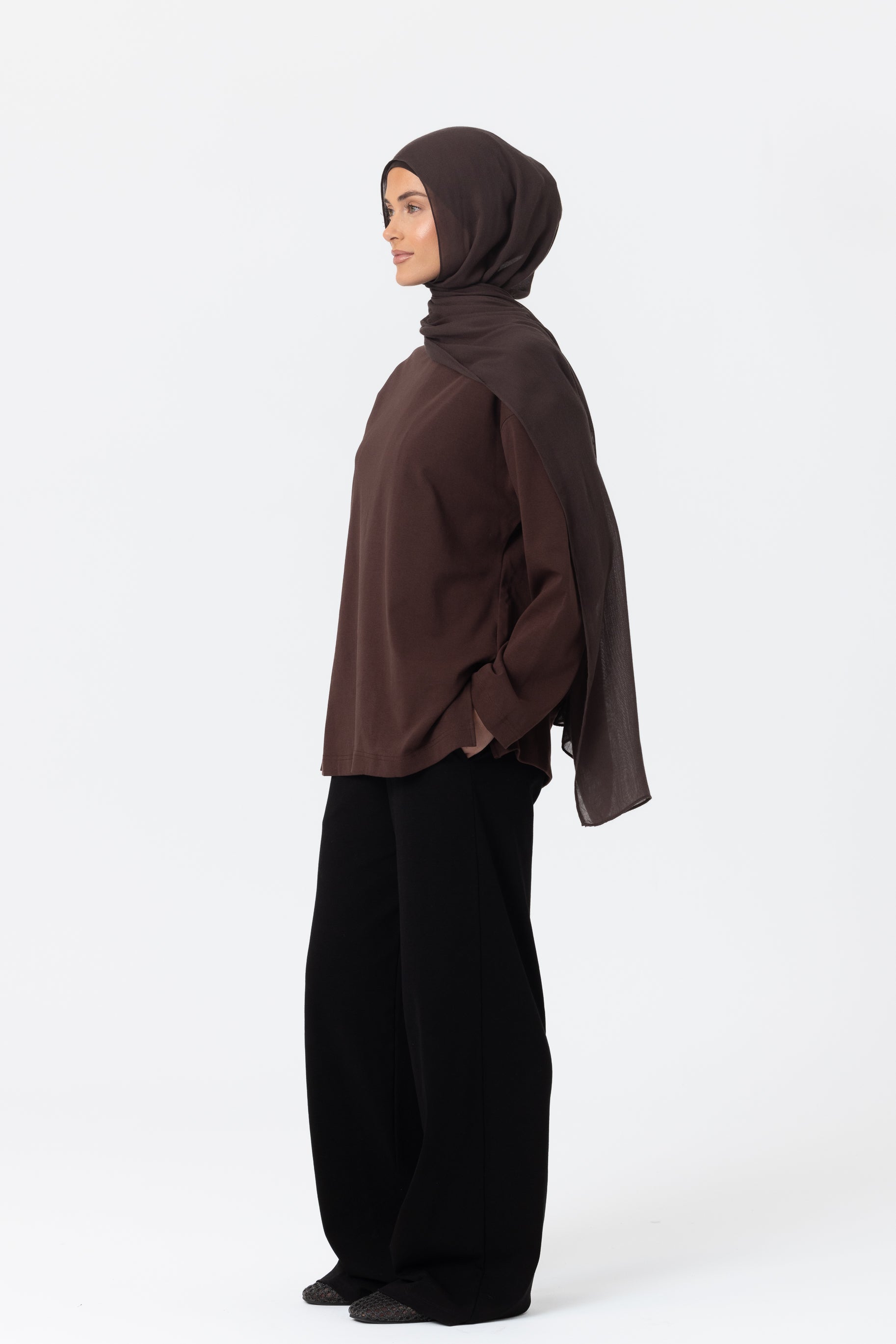 Everyday Relaxed Top - Espresso