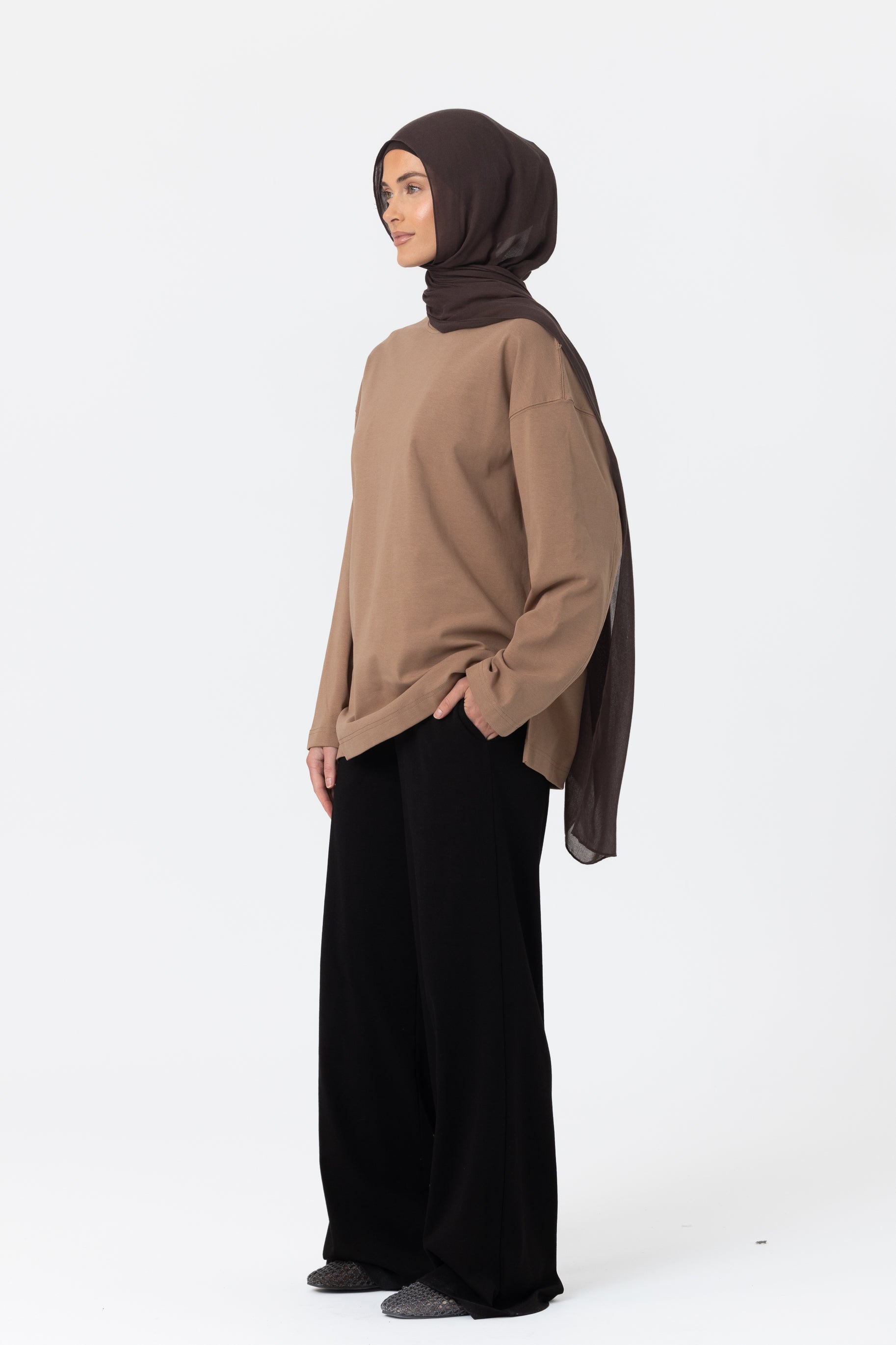 Everyday Relaxed Top - Walnut