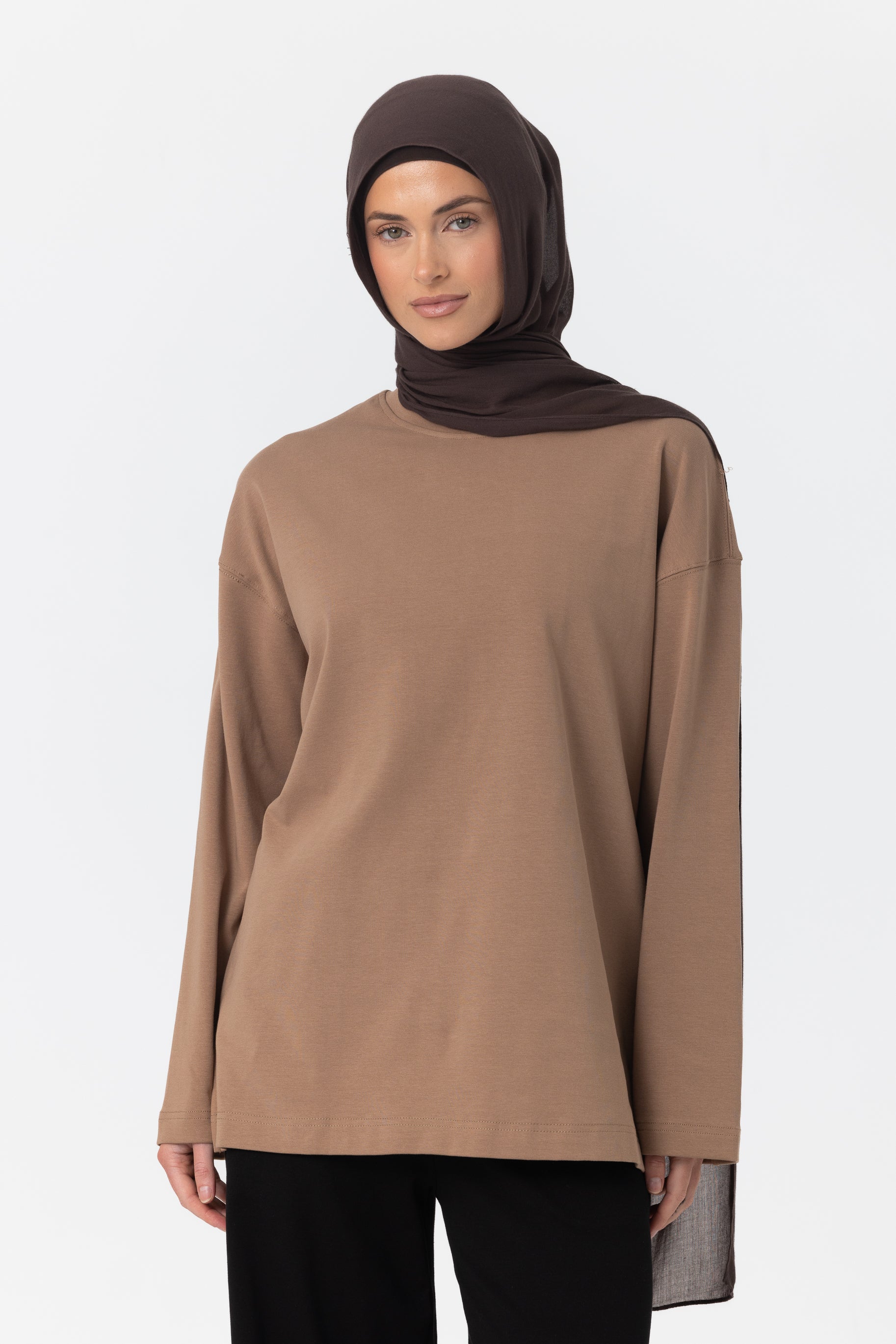 Everyday Relaxed Top - Walnut