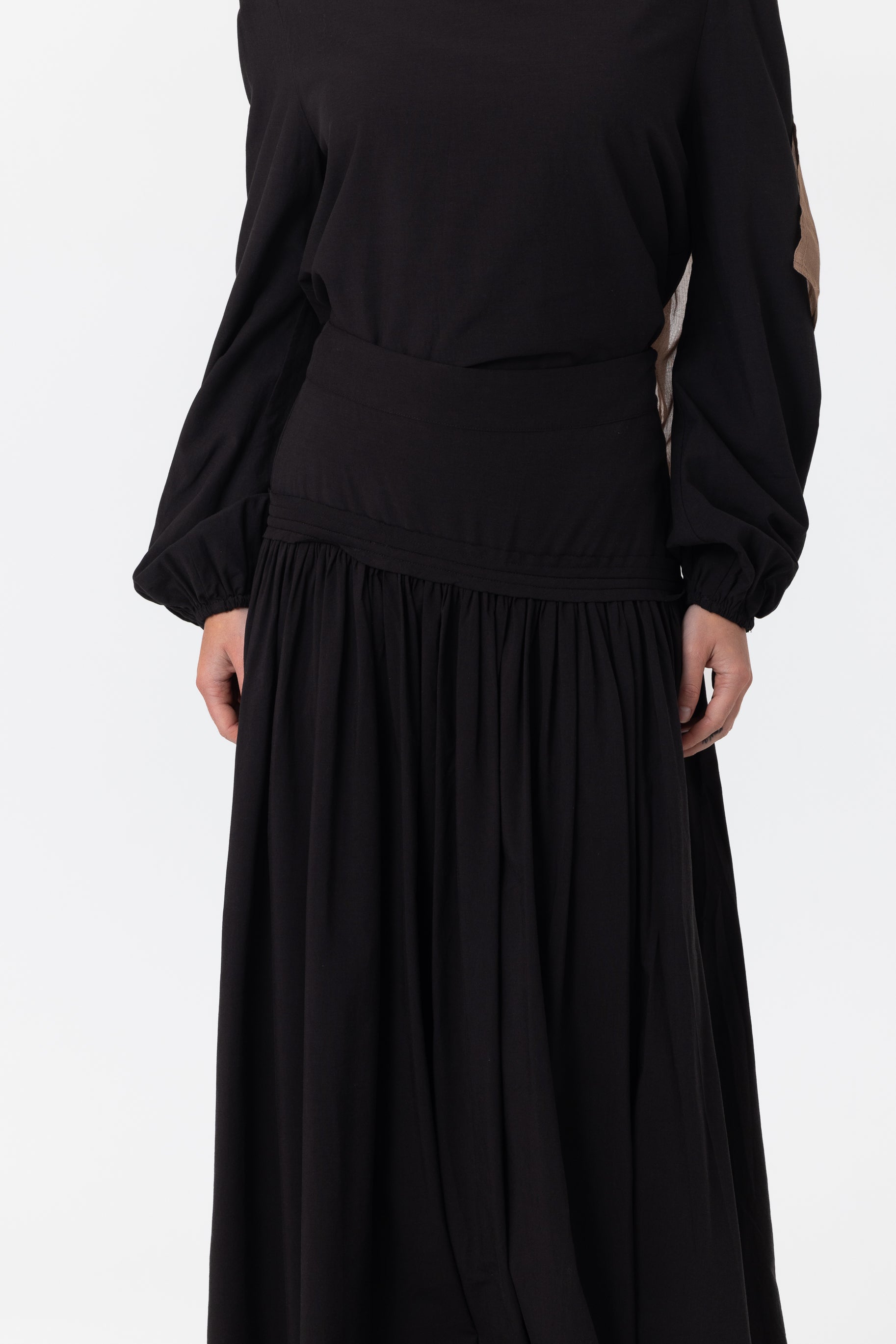 Adriana Maxi Skirt - Black