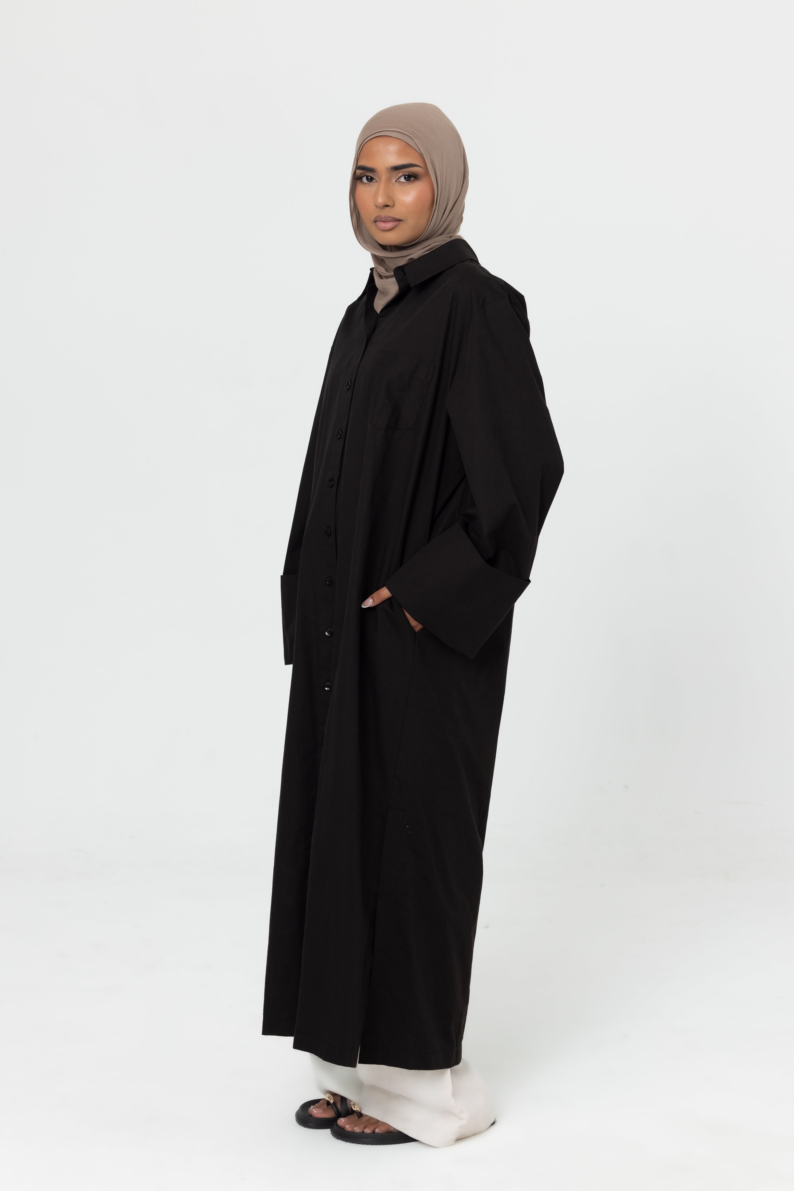 Luma Longline Shirt - Black