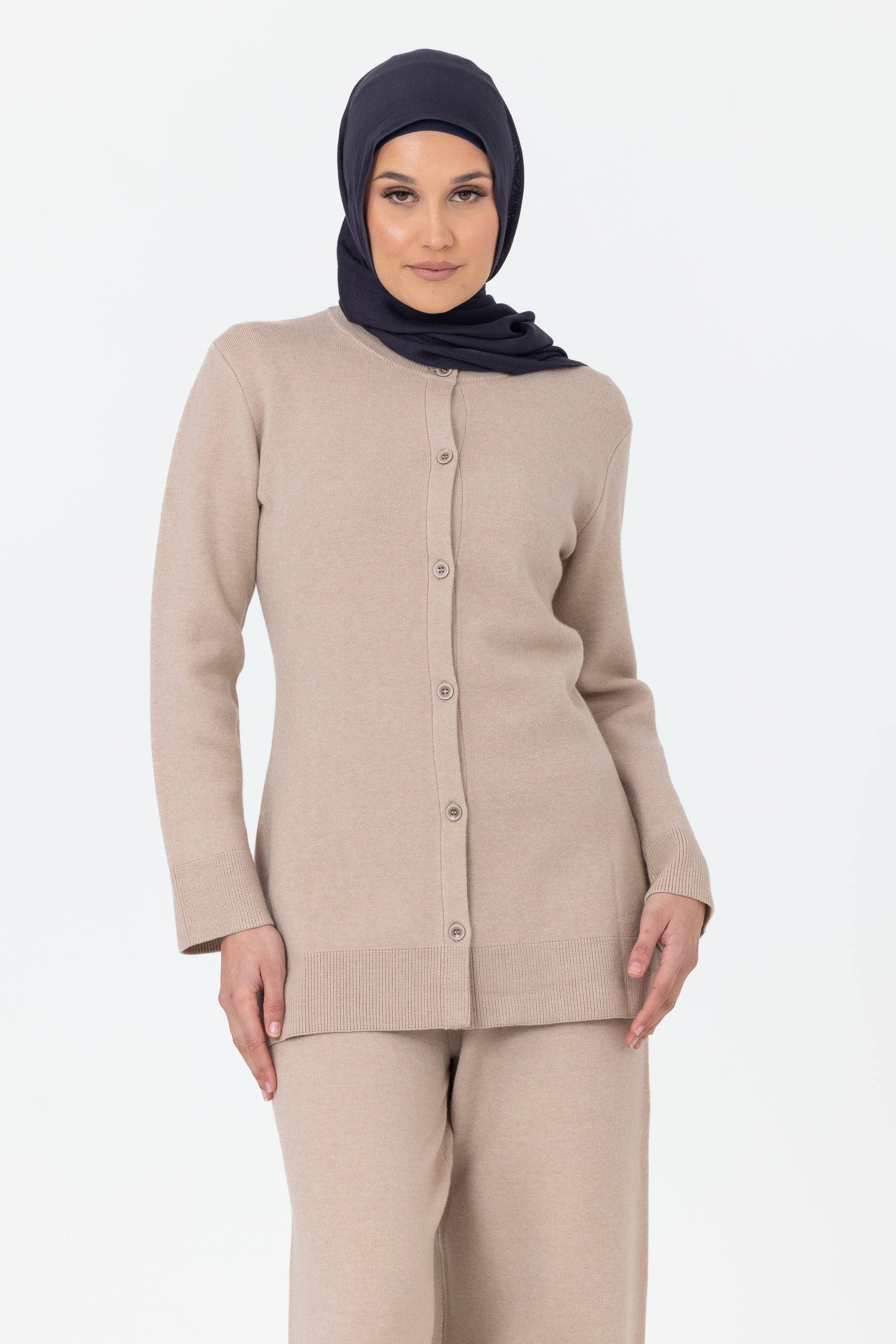 Marea Knit Cardigan - Oatmeal