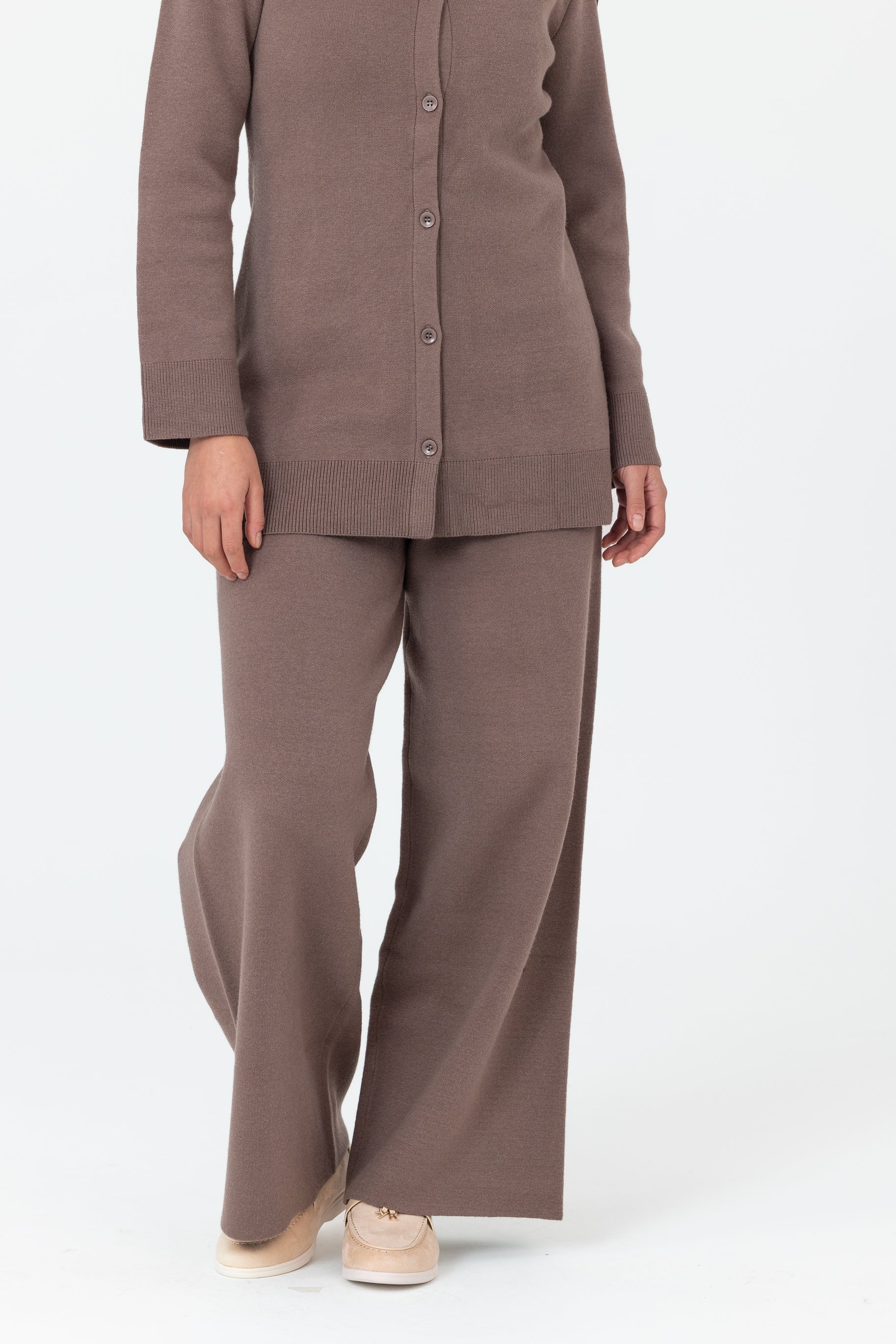 Marea Knit Cardigan - Mocha