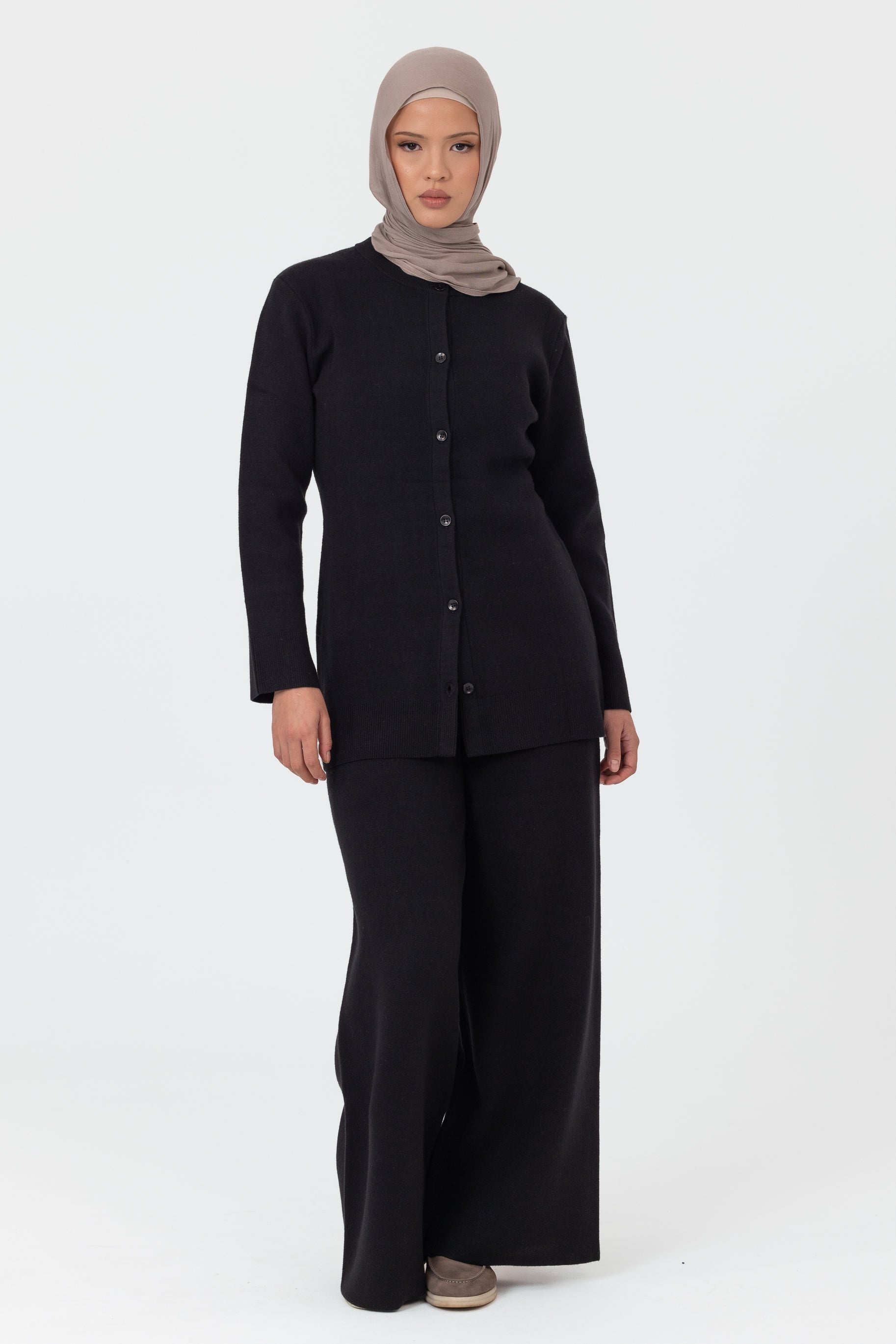Marea Knit Cardigan - Black