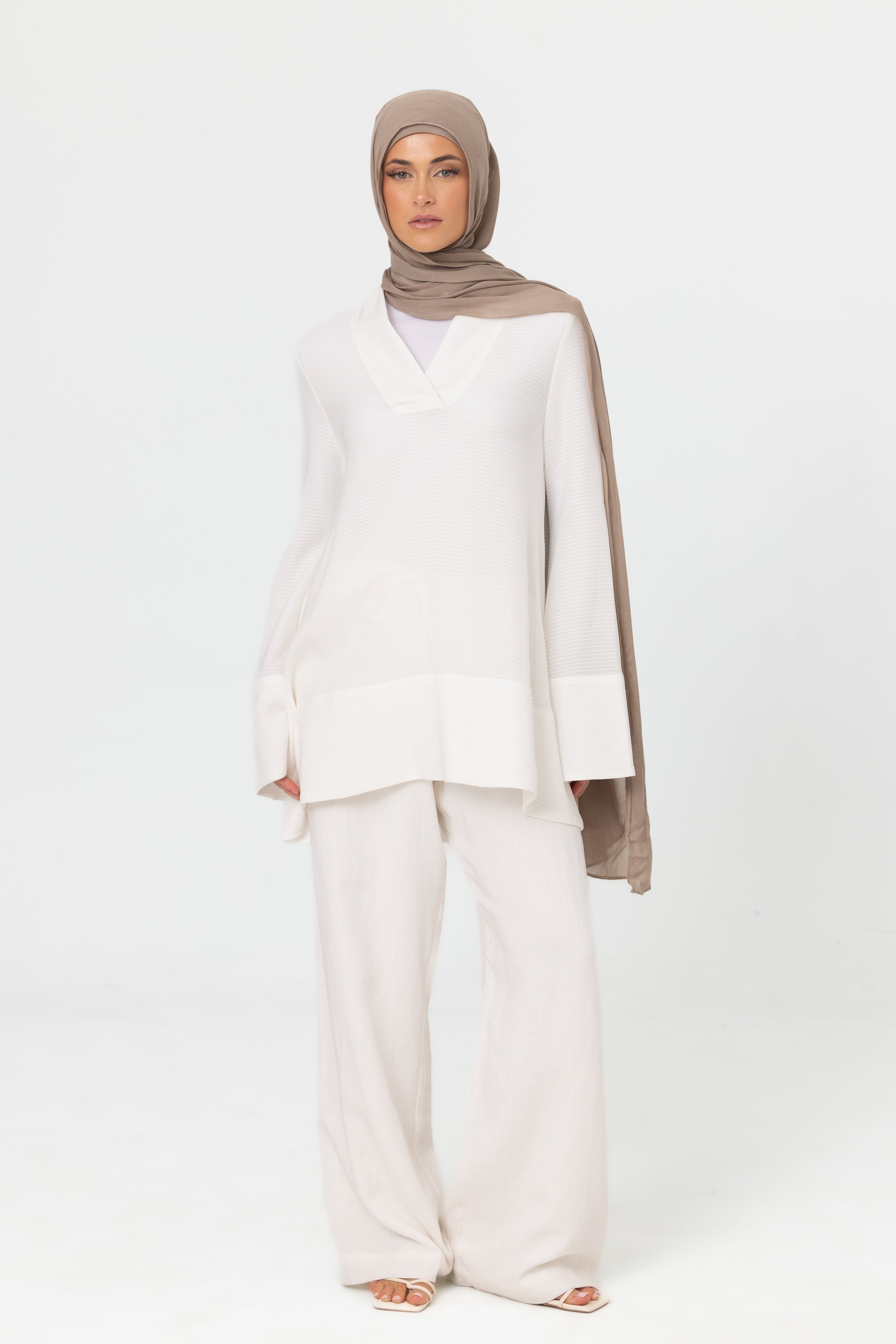 The Bushra Top - White