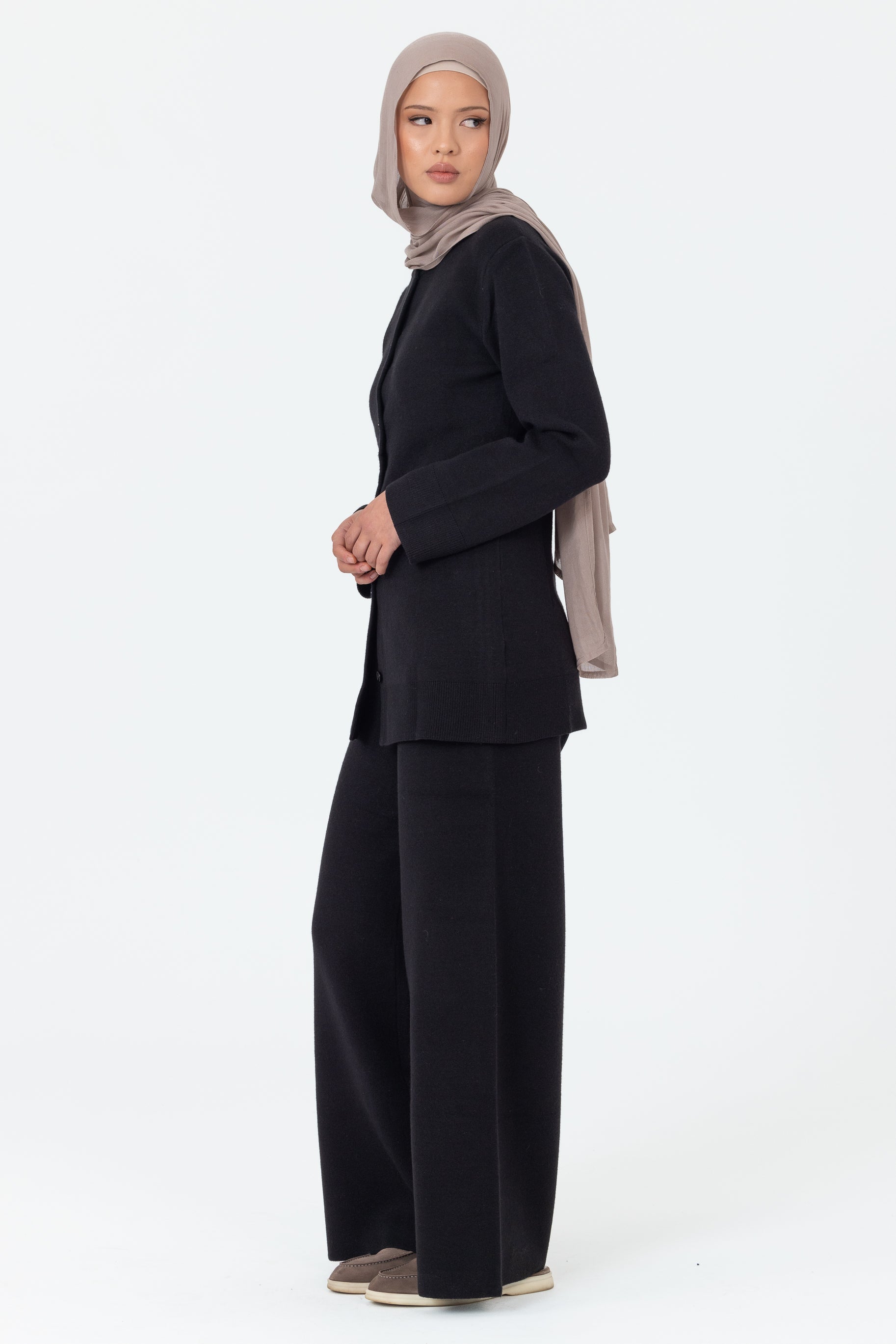 Marea Knit Cardigan - Black