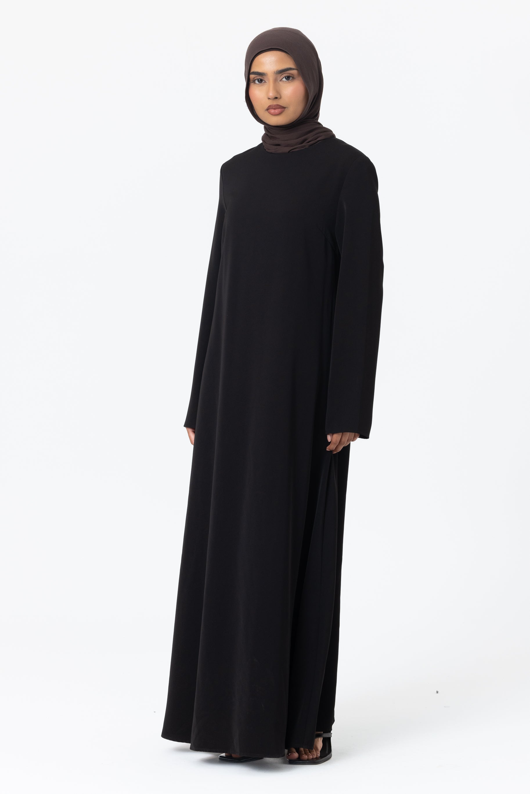 Rayhana Slip Dress - Black