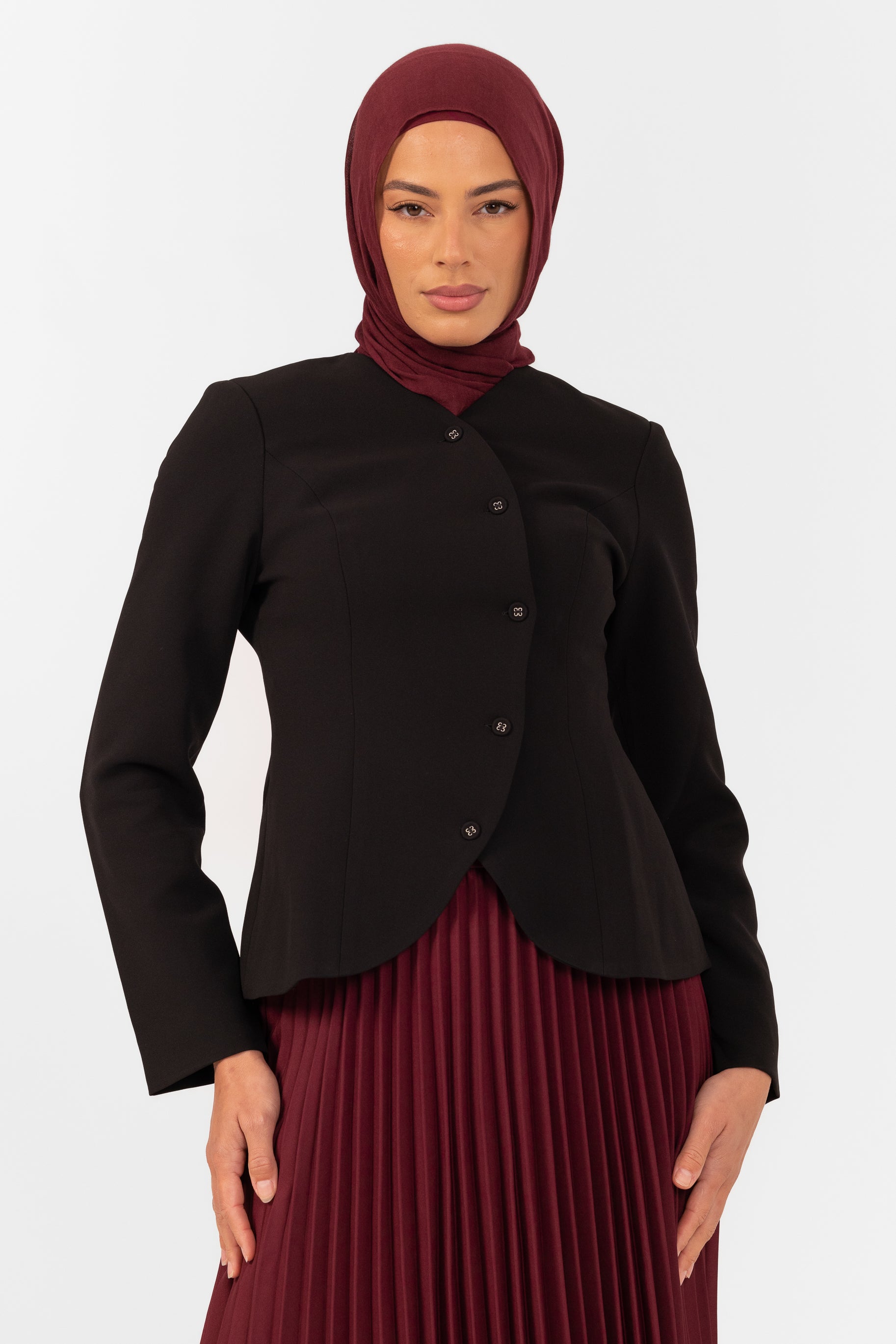 Celine Curved Jacket - Black