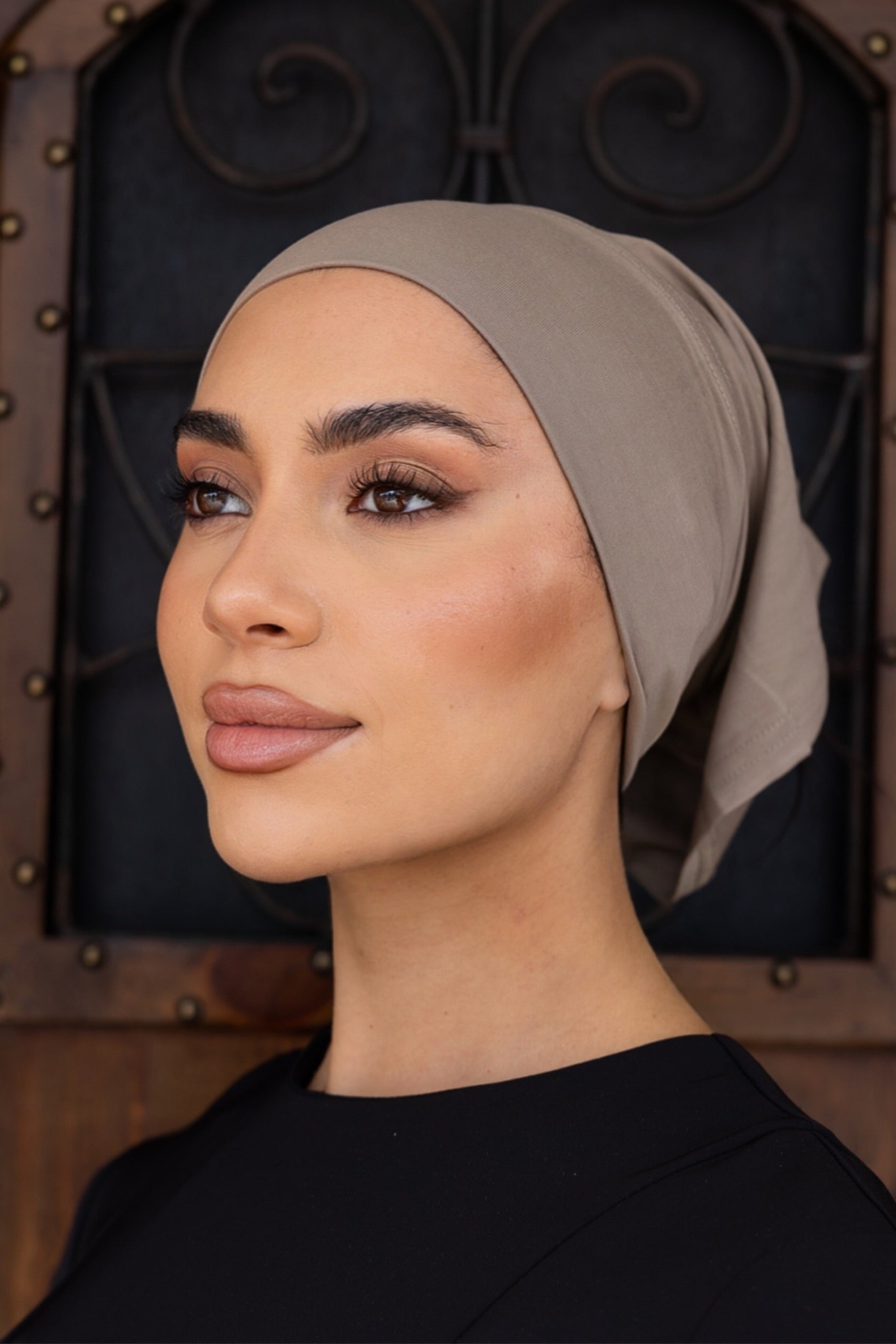 Jersey Open Cap - 10 Taupe