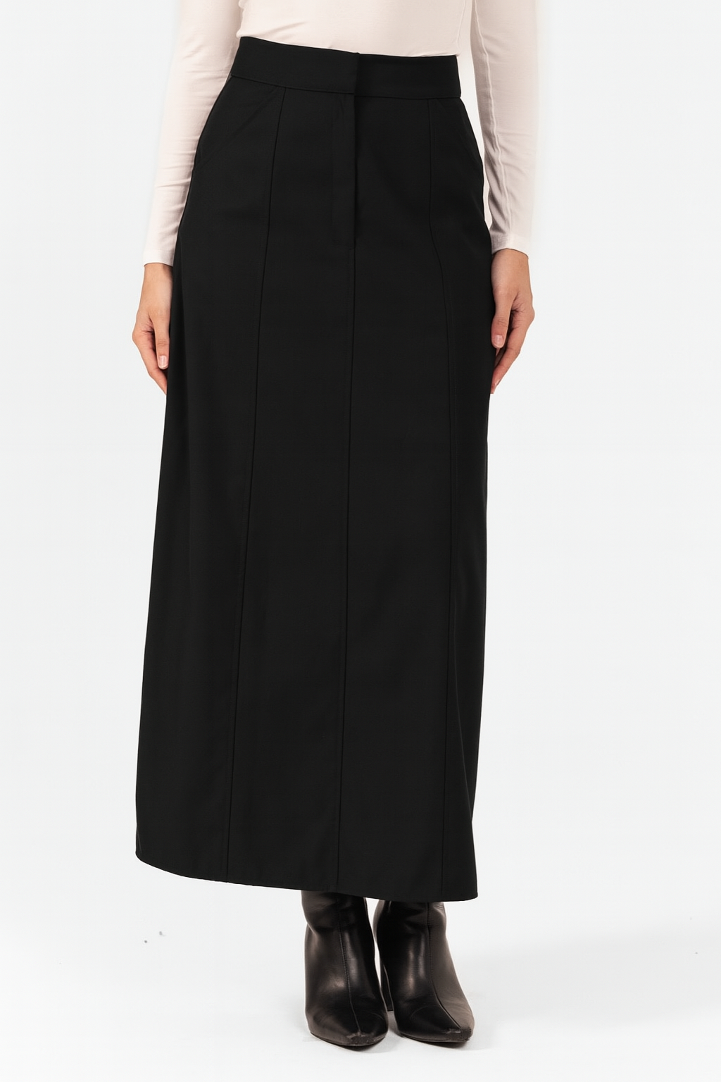 Alexa Pencil Skirt - Black