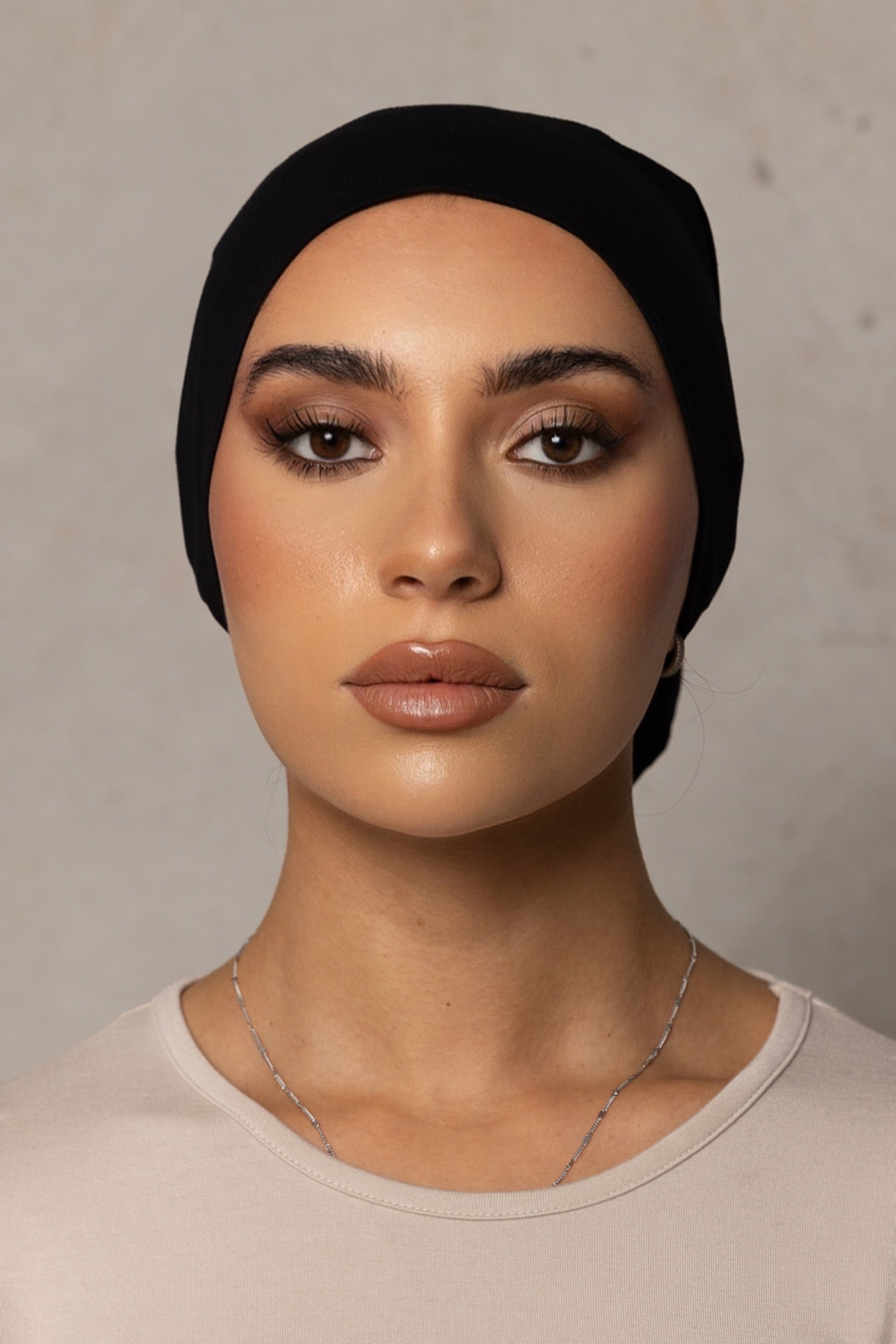 Ice Cotton Open Cap - Black