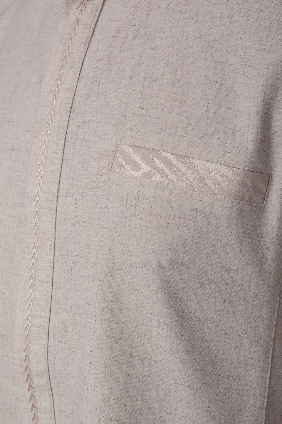 Men's Lawung Thobe - Greige