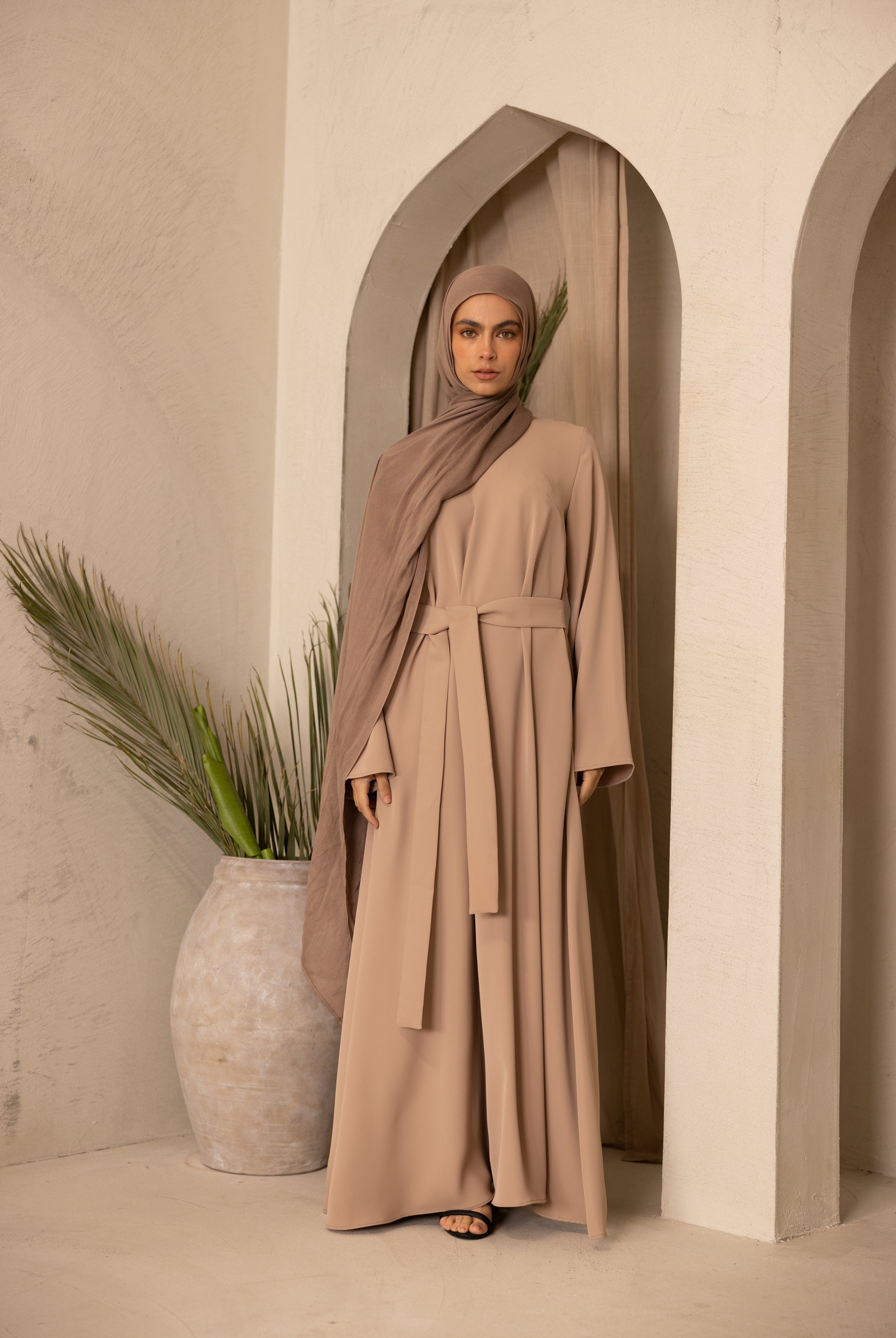 Signature Santana Abaya - Beige