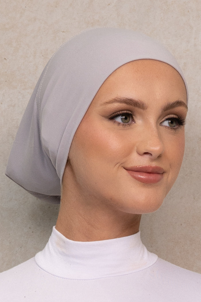 Lycra Open Cap - Gull Grey