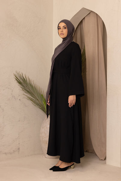 Signature Dusk Abaya Black Boutique Nour Al Houda