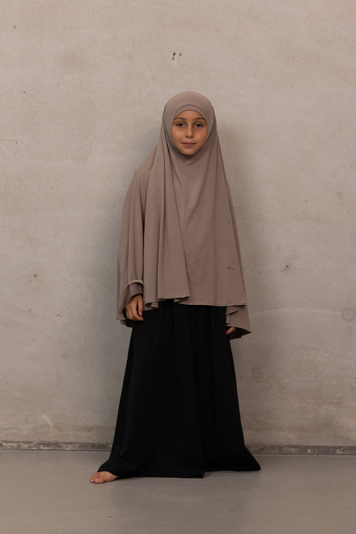 Girls Jilbab - Choco