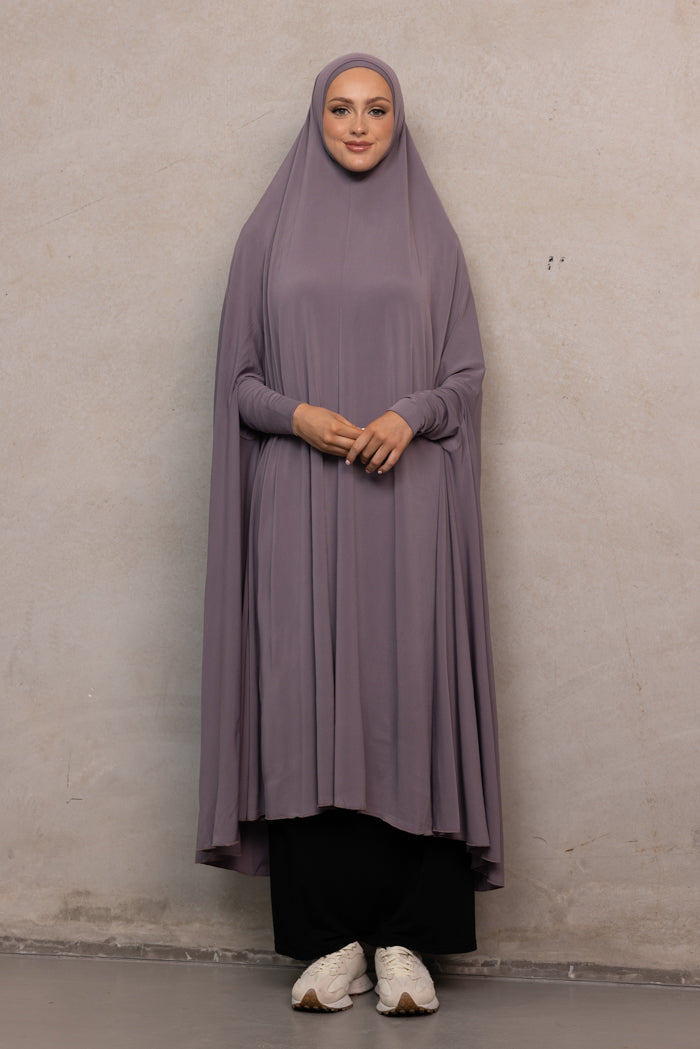 Women's XL Sleeved Jilbab - Lavender